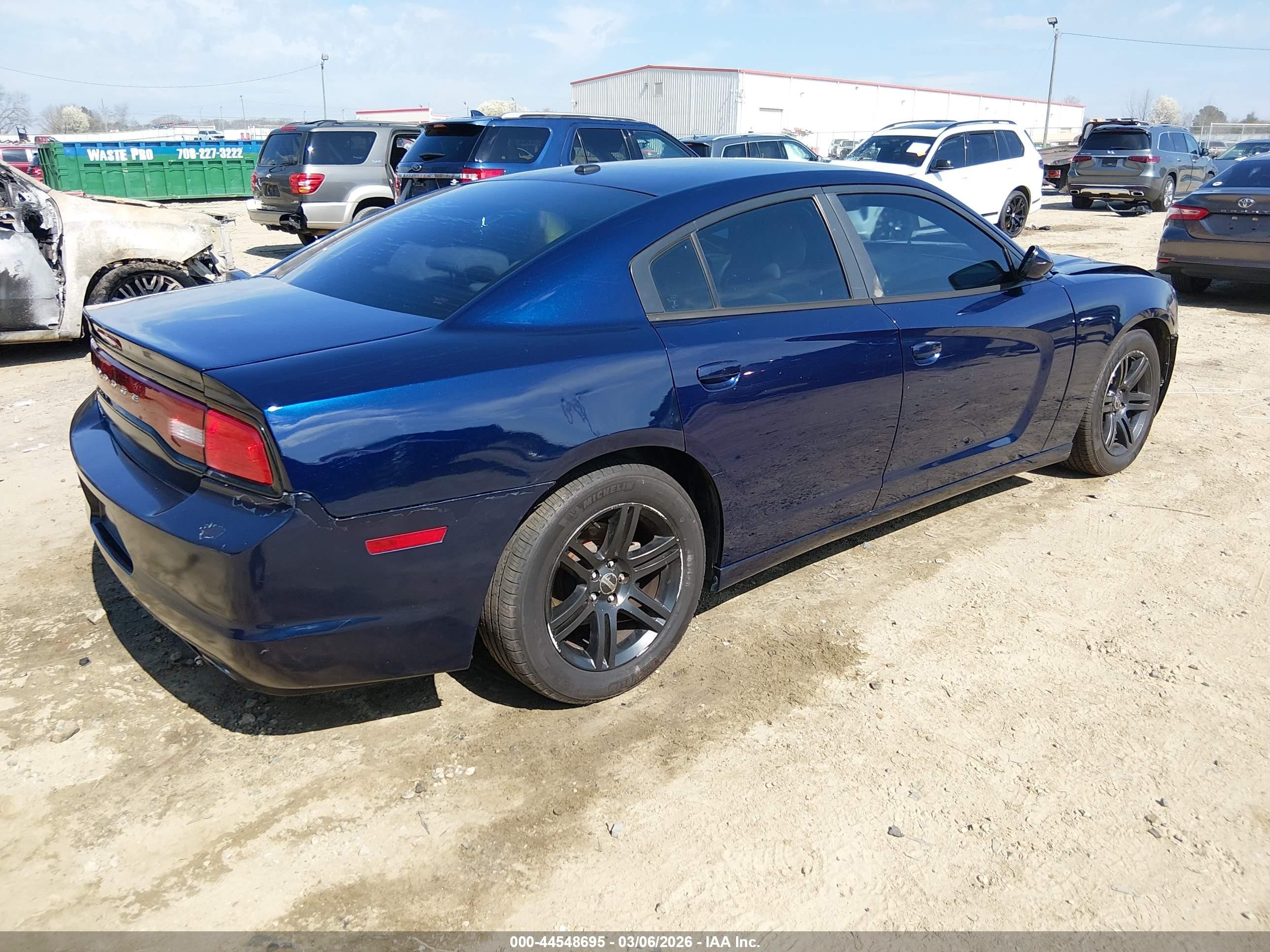 2014 Dodge Charger Se Blue vin: 2C3CDXBG8EH282447