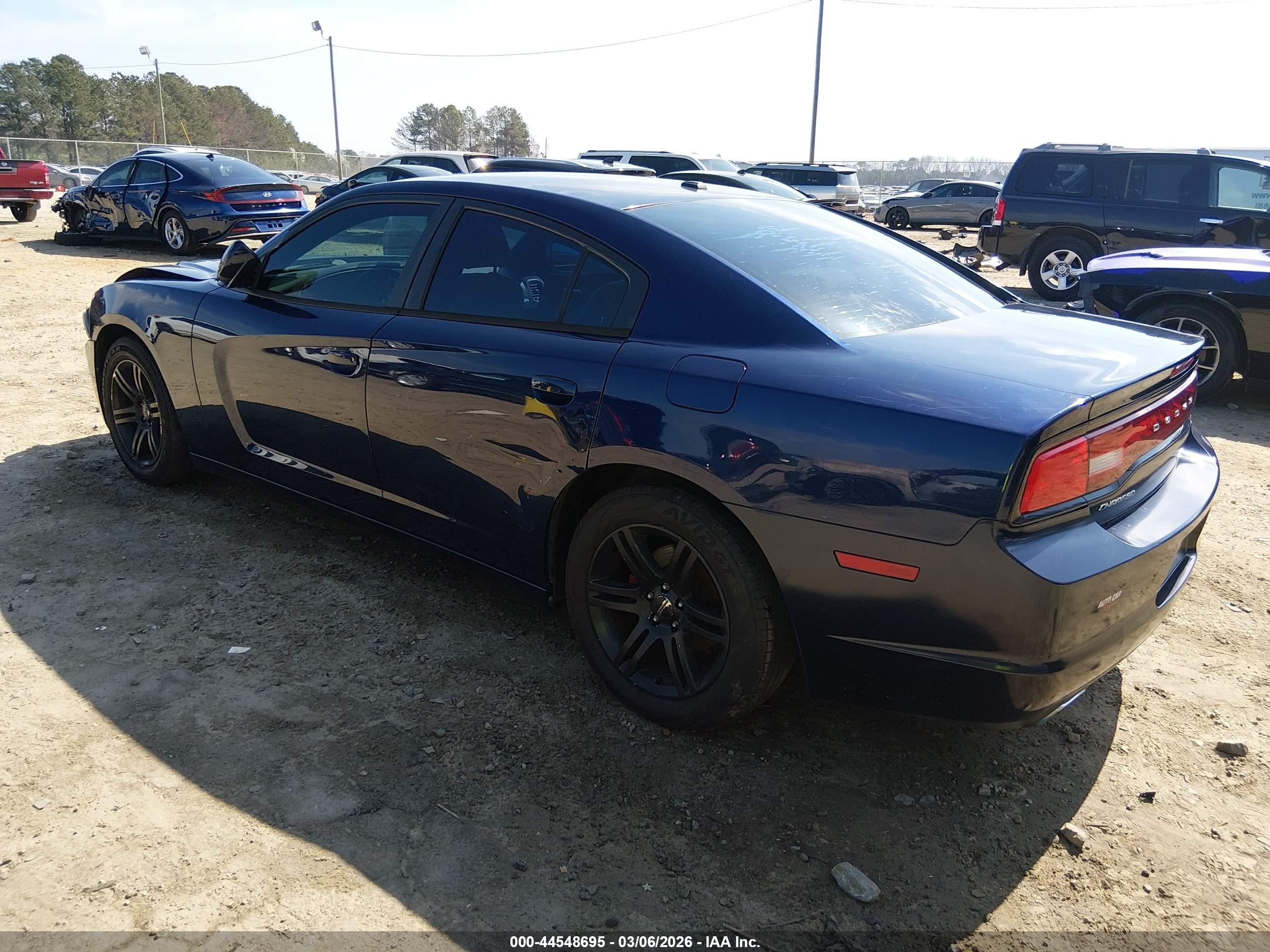 2014 Dodge Charger Se Blue vin: 2C3CDXBG8EH282447