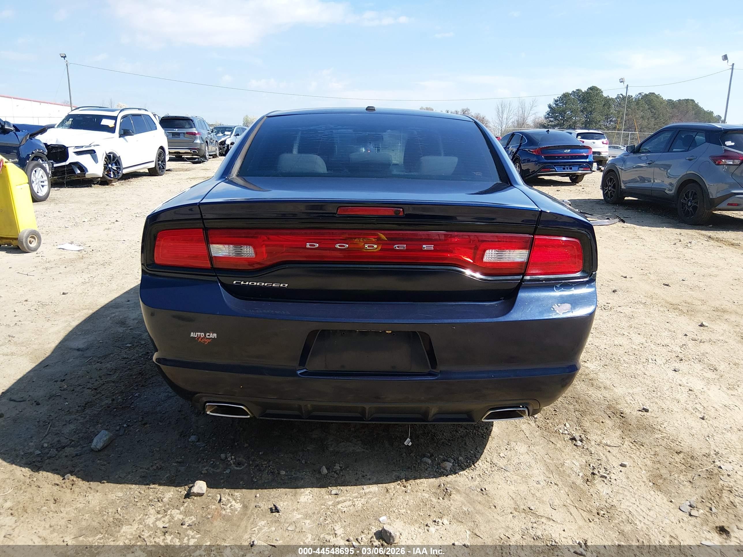 2014 Dodge Charger Se Blue vin: 2C3CDXBG8EH282447