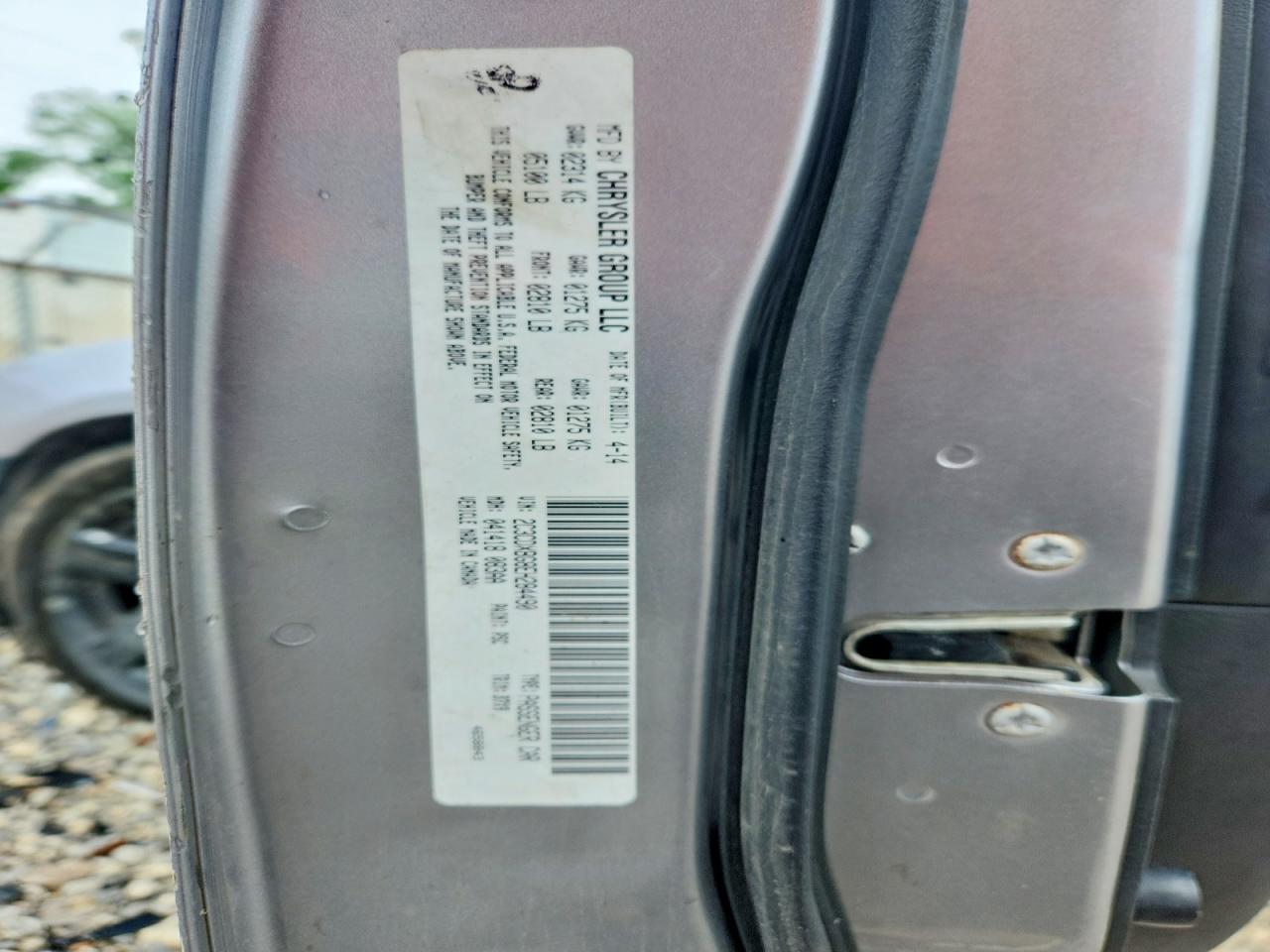 2014 Dodge Charger Se Silver vin: 2C3CDXBG8EH284490