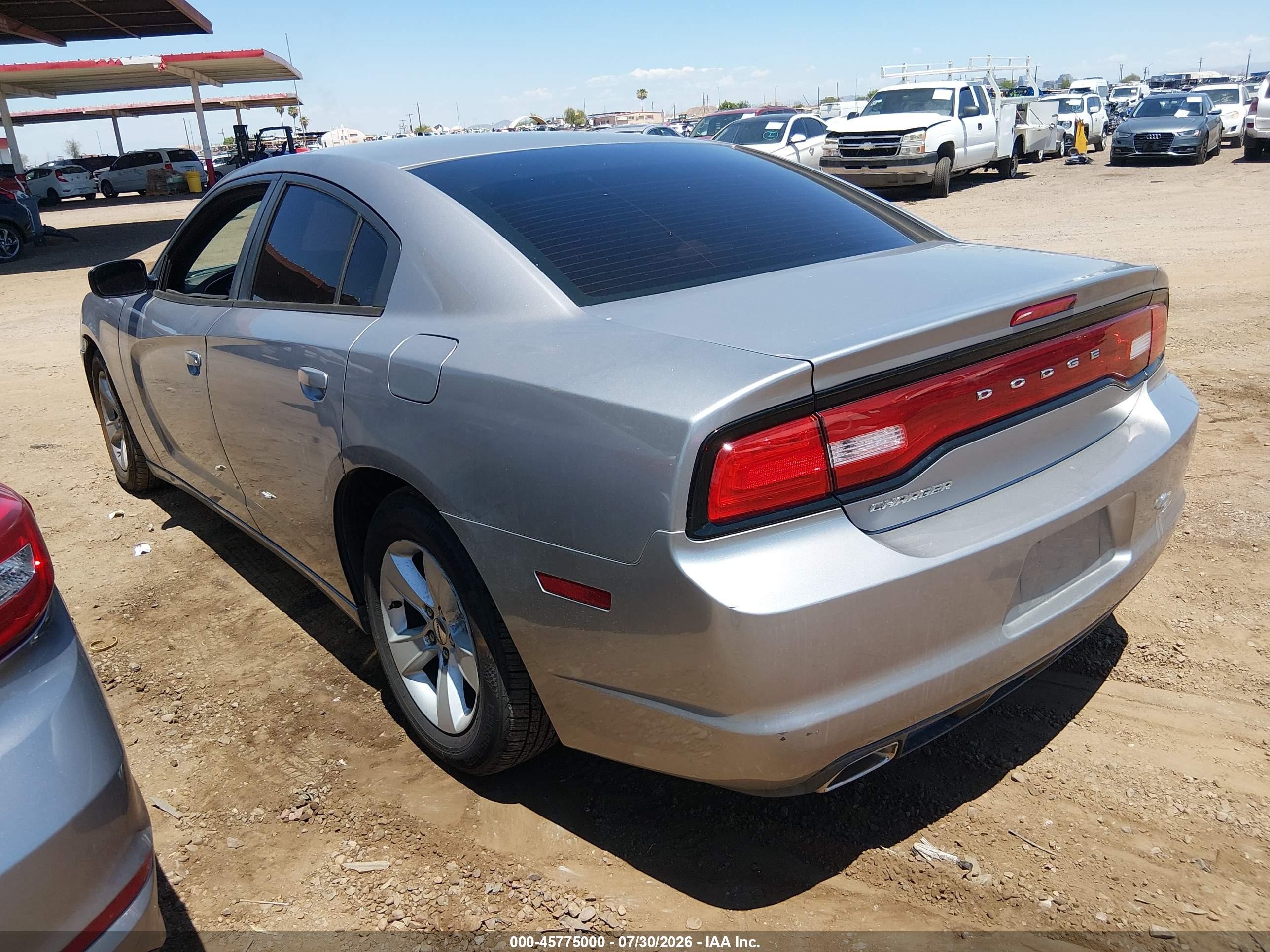 2014 Dodge Charger Se Silver vin: 2C3CDXBG8EH329427