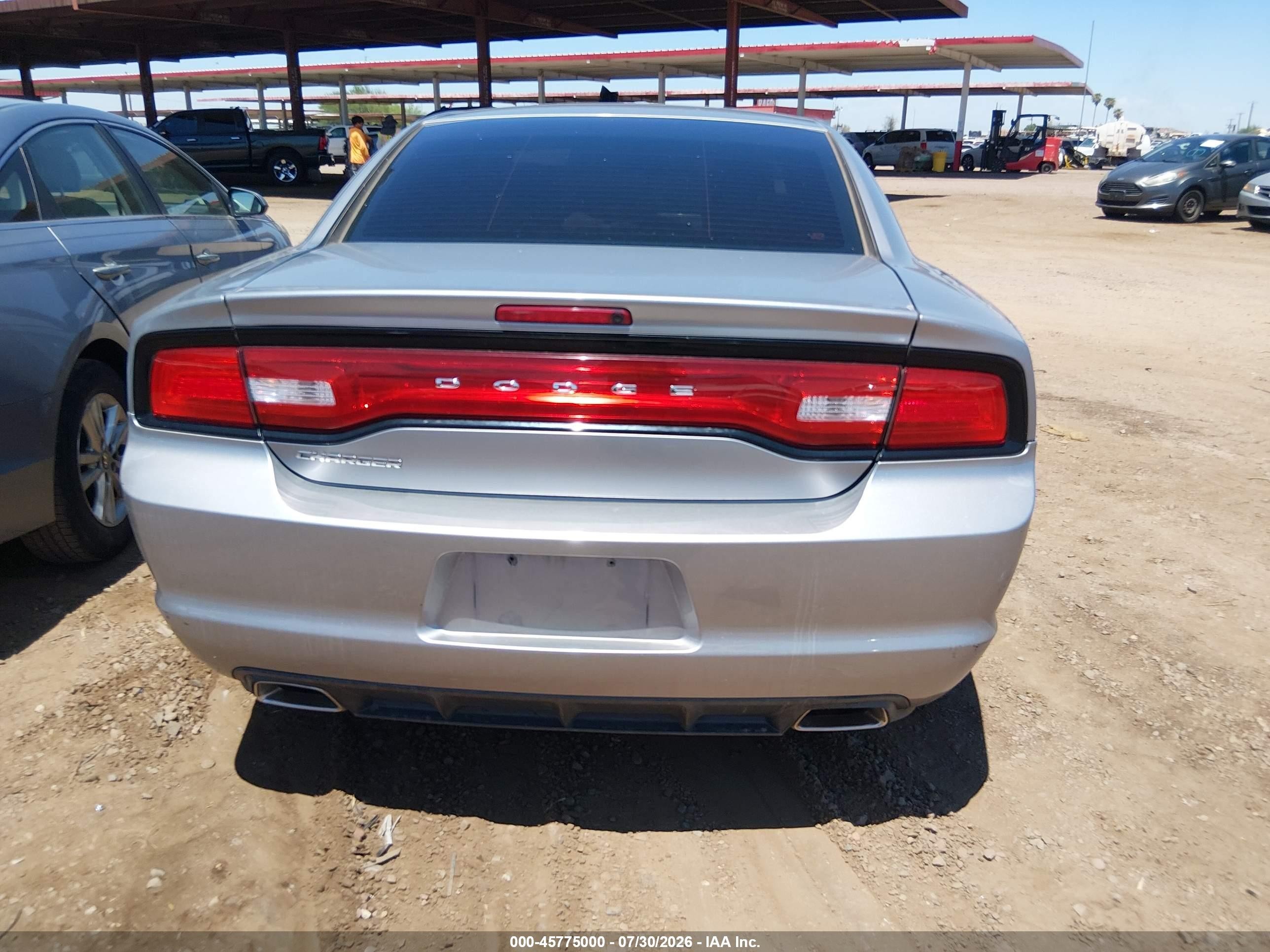 2014 Dodge Charger Se Silver vin: 2C3CDXBG8EH329427