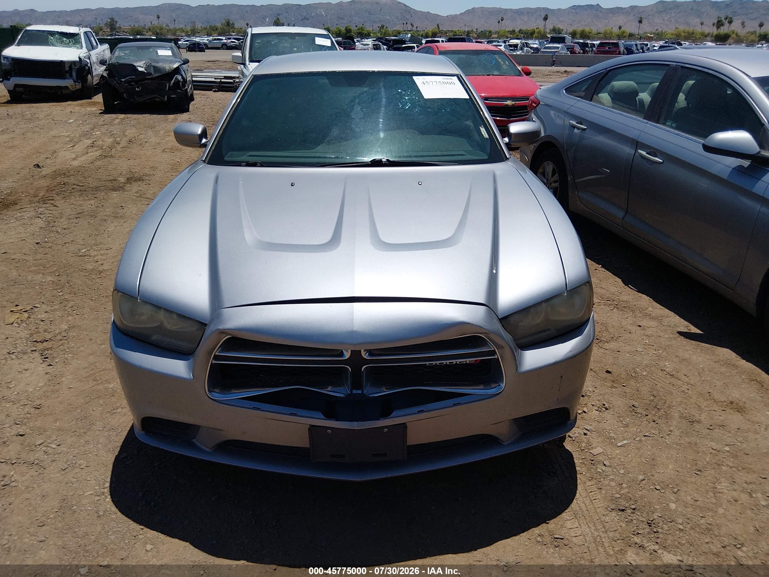 2014 Dodge Charger Se Silver vin: 2C3CDXBG8EH329427