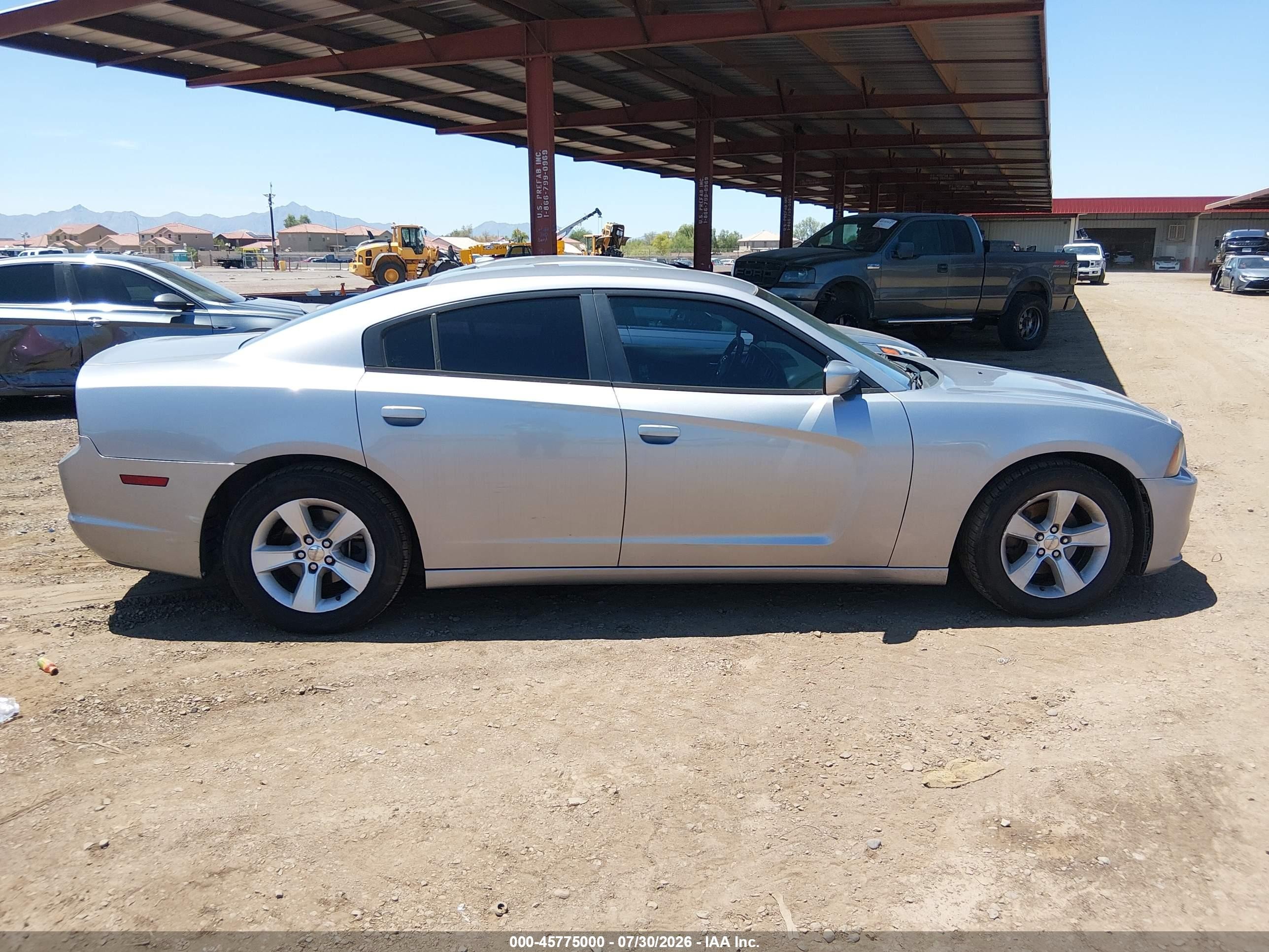 2014 Dodge Charger Se Silver vin: 2C3CDXBG8EH329427
