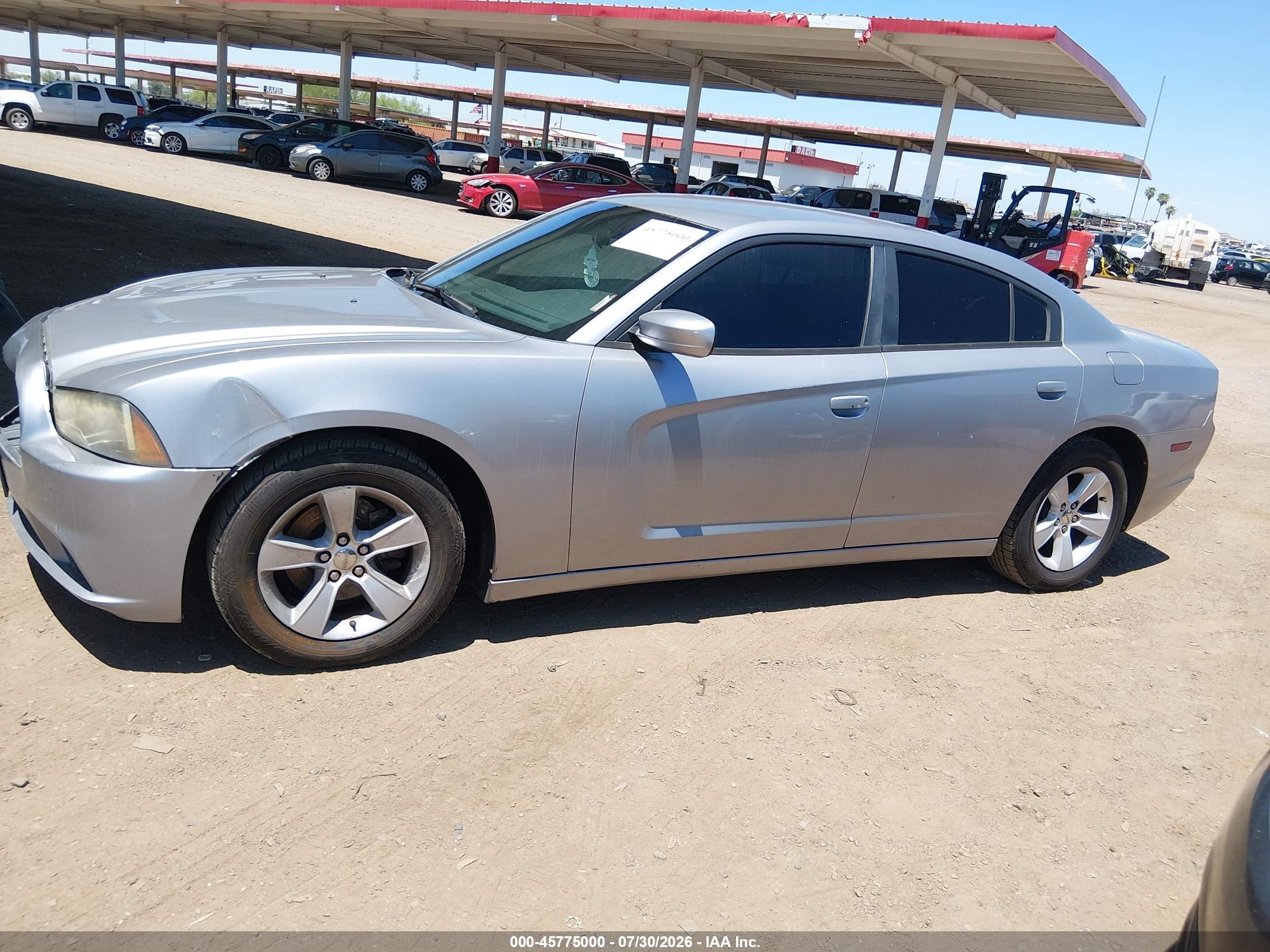 2014 Dodge Charger Se Silver vin: 2C3CDXBG8EH329427