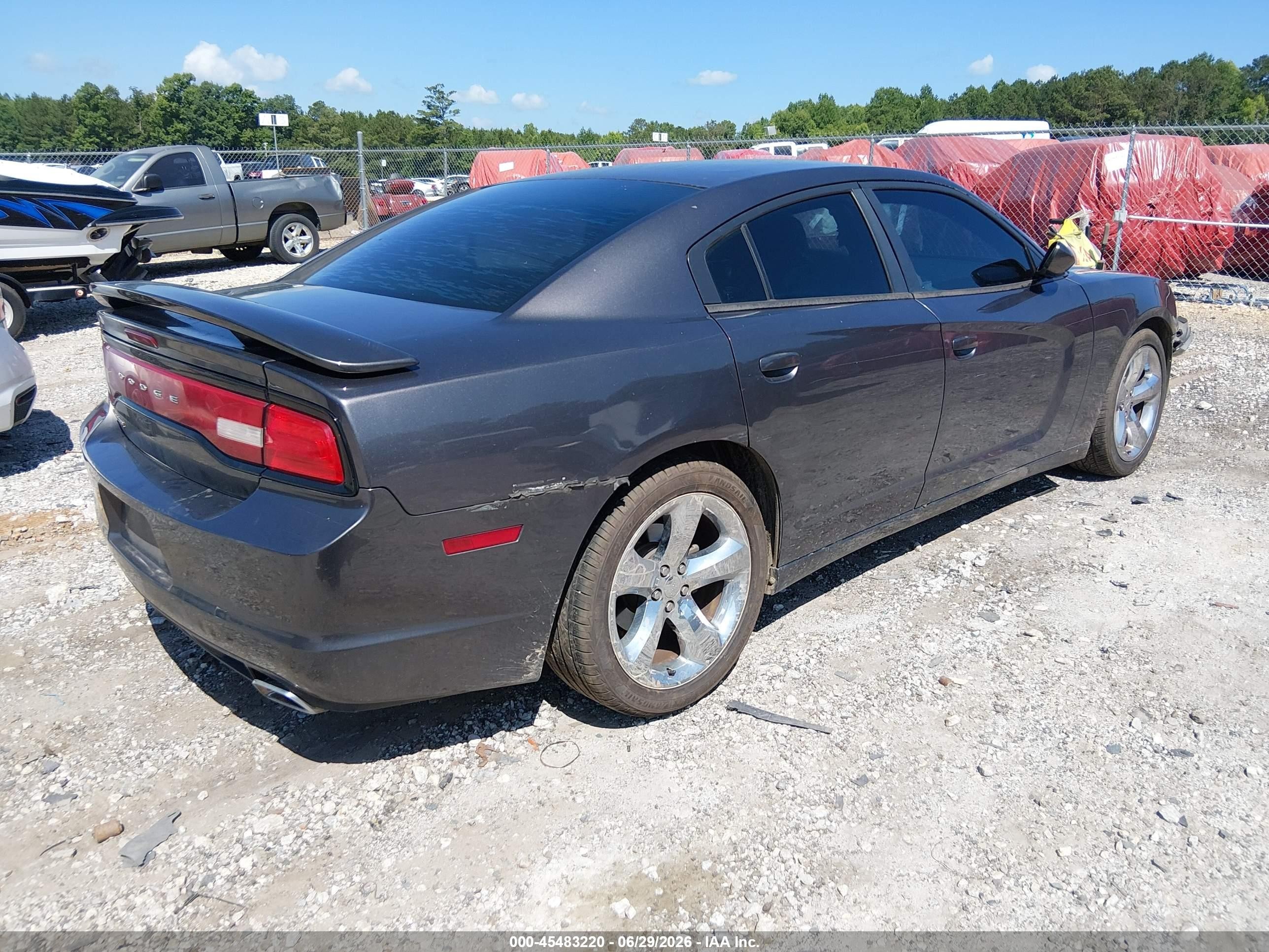 2014 Dodge Charger Se Gray vin: 2C3CDXBG8EH359575