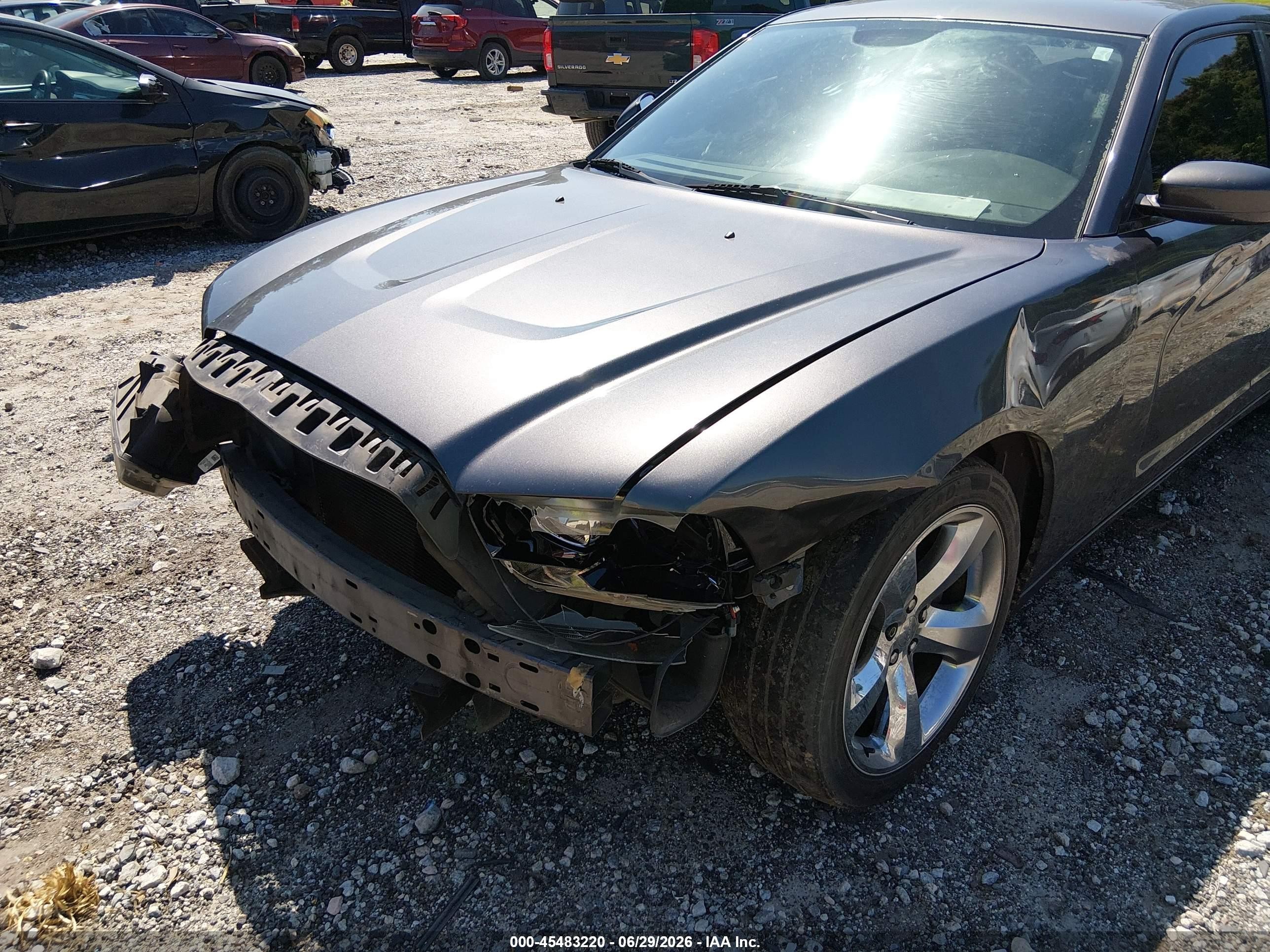 2014 Dodge Charger Se Gray vin: 2C3CDXBG8EH359575
