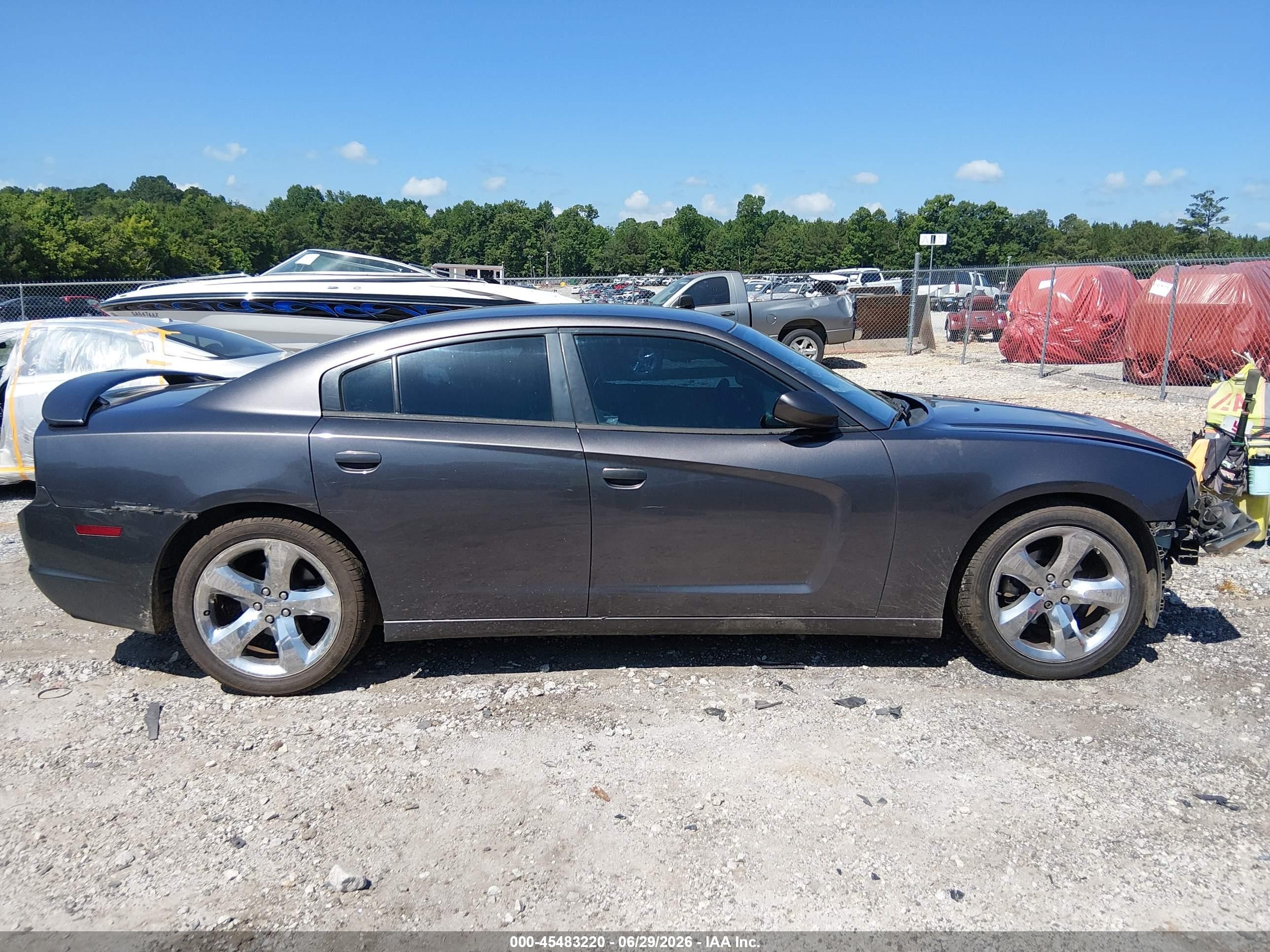 2014 Dodge Charger Se Gray vin: 2C3CDXBG8EH359575