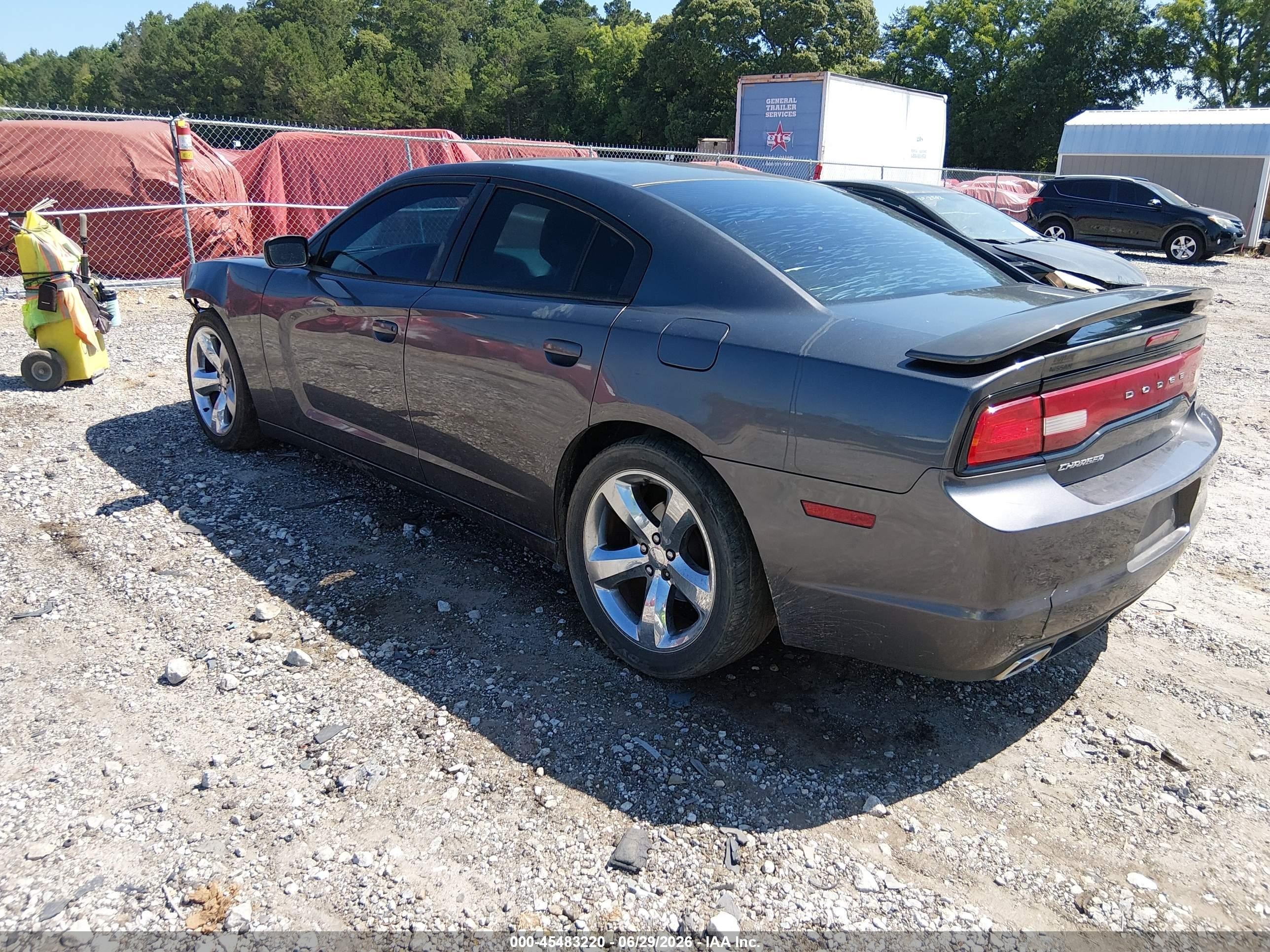 2014 Dodge Charger Se Gray vin: 2C3CDXBG8EH359575