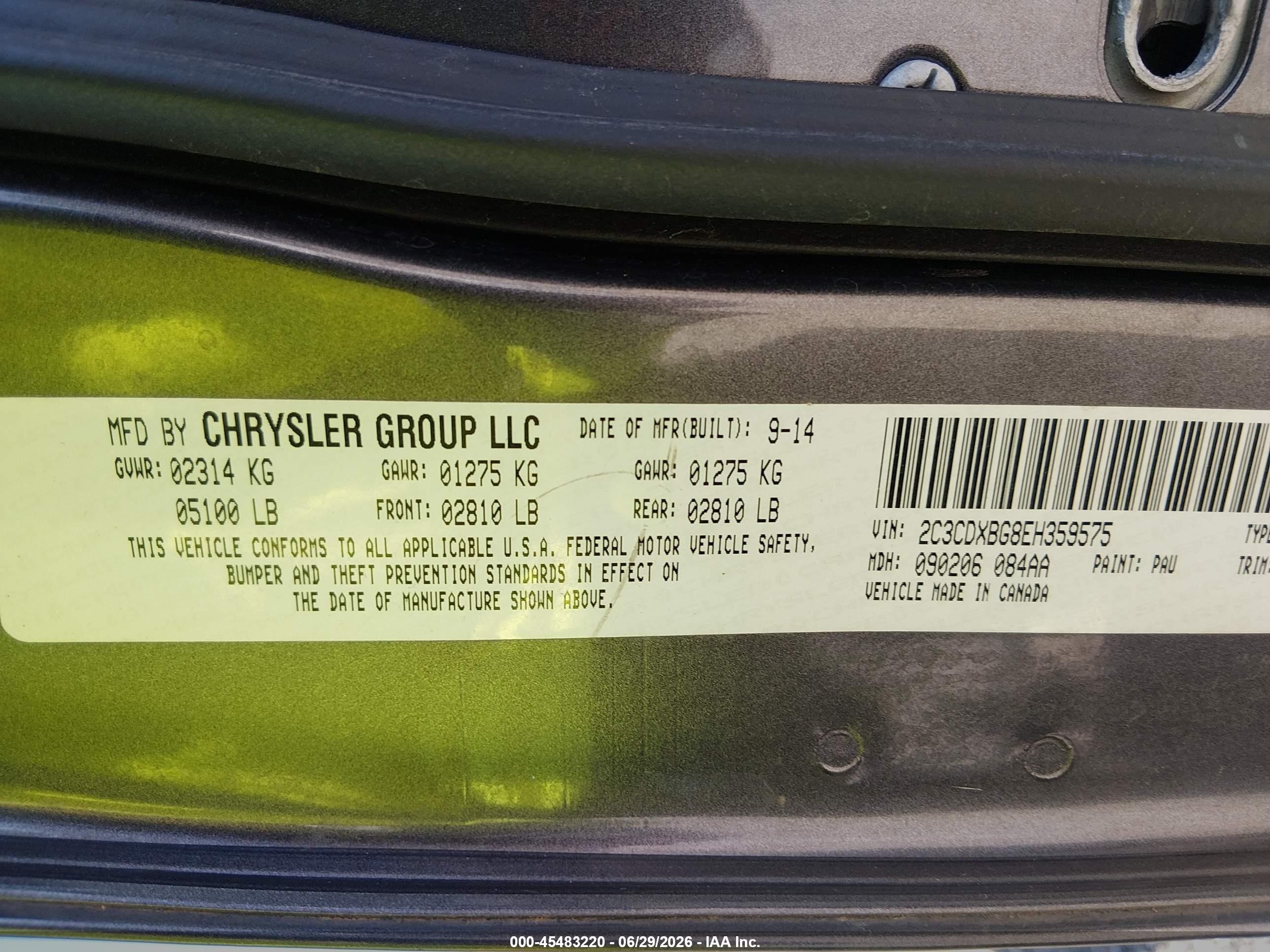 2014 Dodge Charger Se Gray vin: 2C3CDXBG8EH359575
