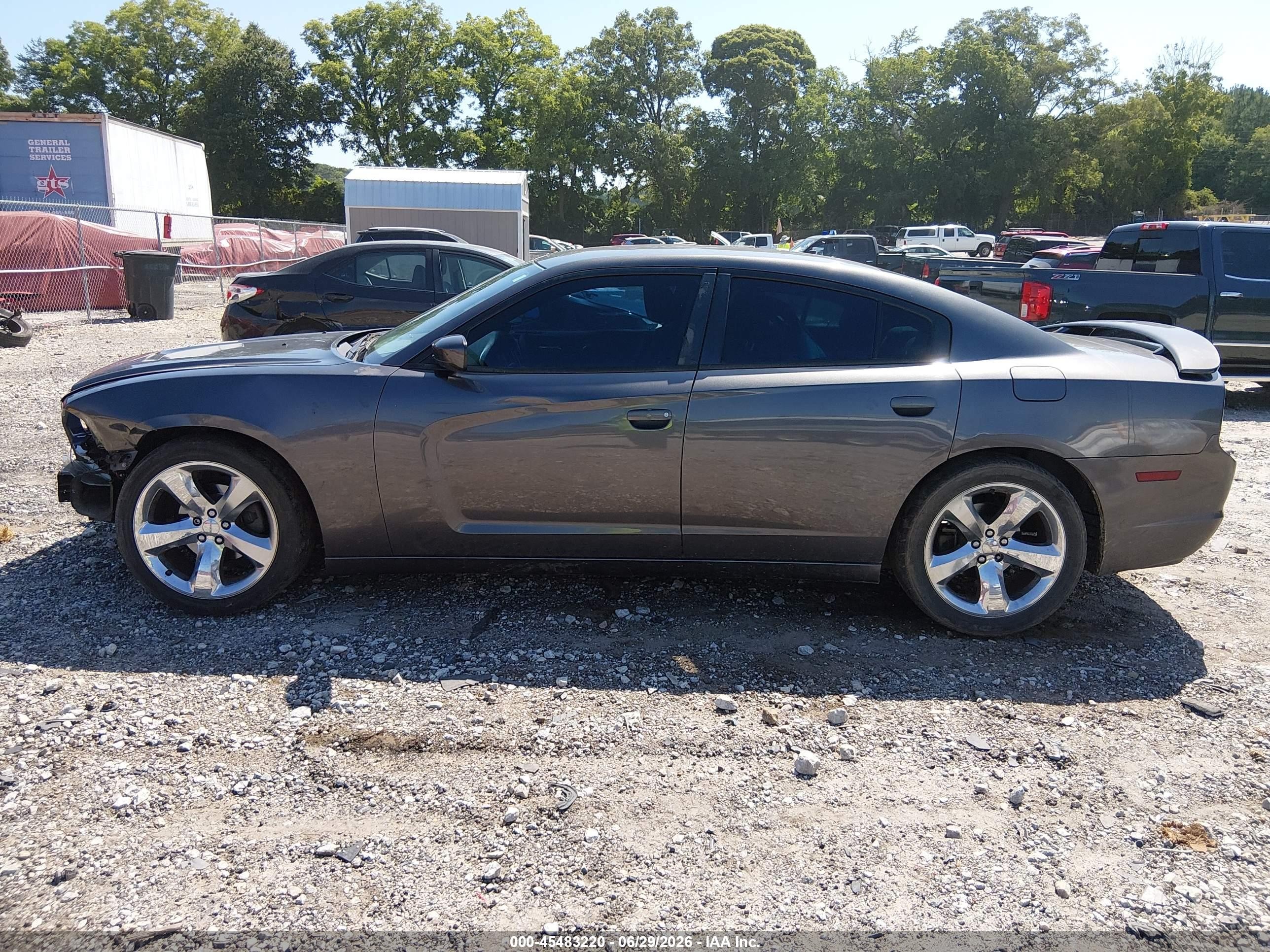 2014 Dodge Charger Se Gray vin: 2C3CDXBG8EH359575