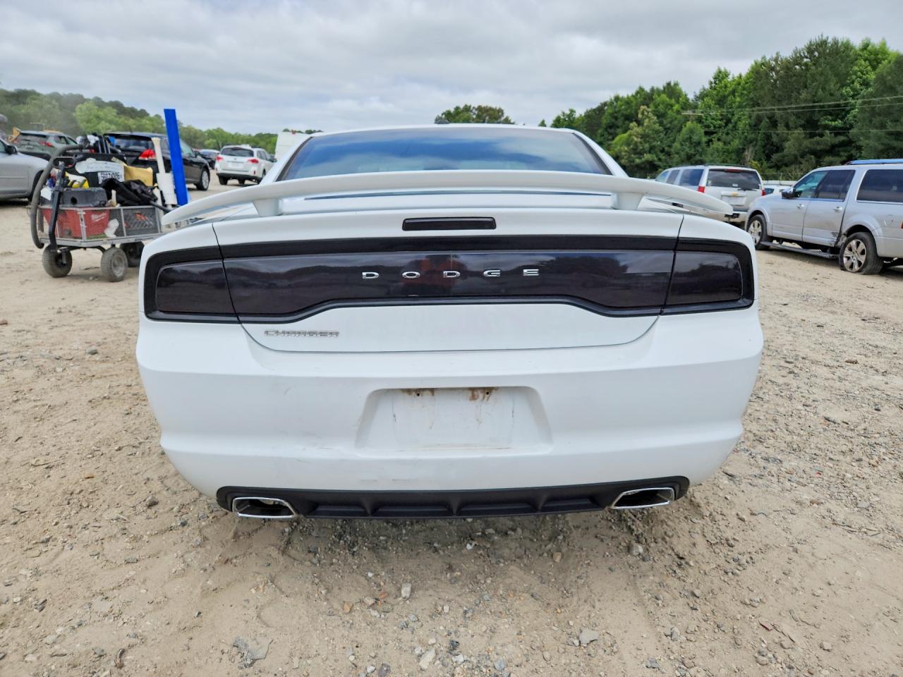 2014 Dodge Charger Se White vin: 2C3CDXBG8EH364159