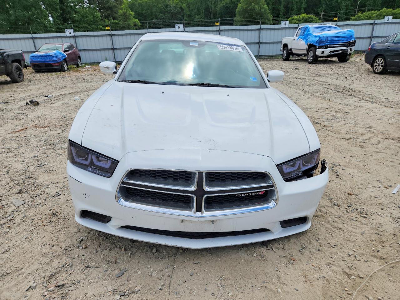 2014 Dodge Charger Se White vin: 2C3CDXBG8EH364159