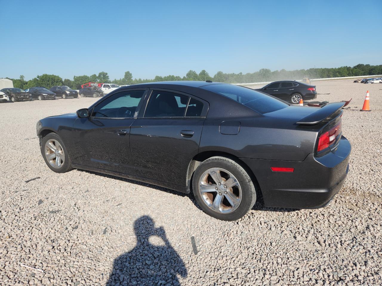 2014 Dodge Charger Se Gray vin: 2C3CDXBG8EH369300