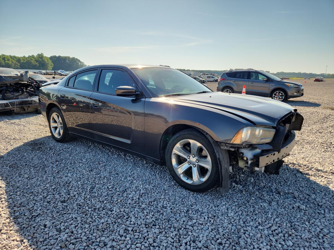 2014 Dodge Charger Se Gray vin: 2C3CDXBG8EH369300