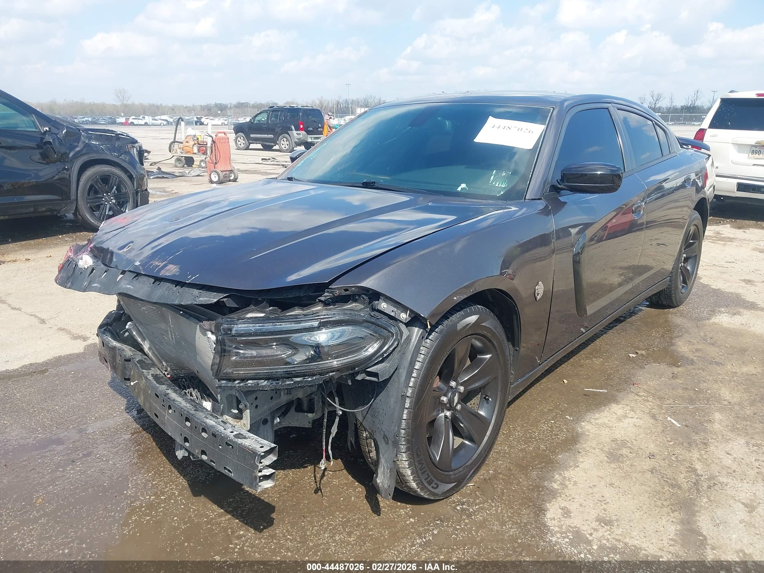2015 Dodge Charger Se Gray vin: 2C3CDXBG8FH729005