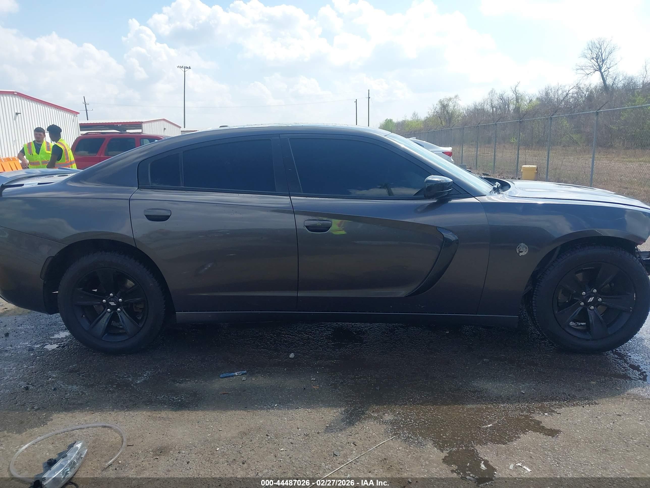 2015 Dodge Charger Se Gray vin: 2C3CDXBG8FH729005