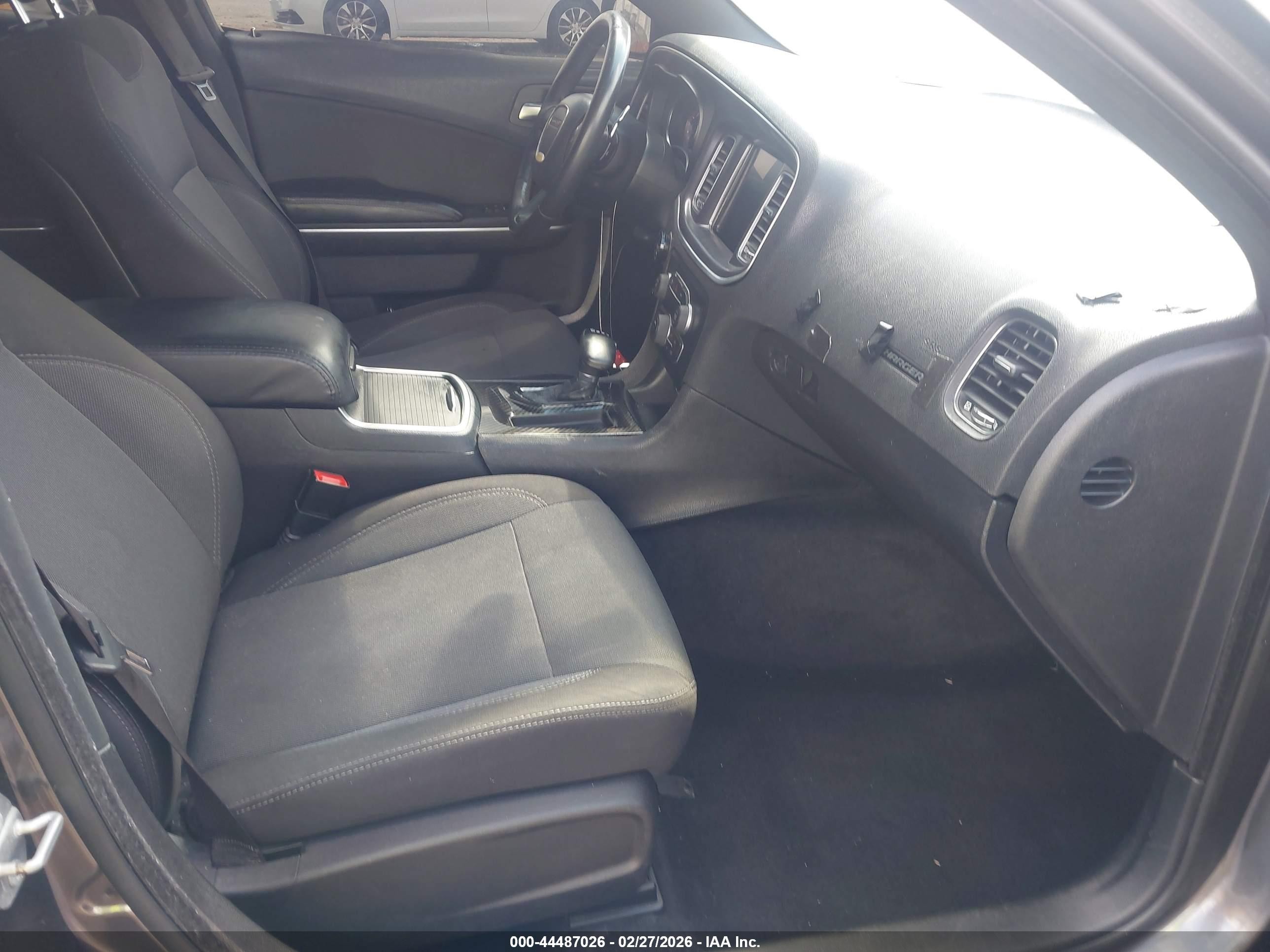 2015 Dodge Charger Se Gray vin: 2C3CDXBG8FH729005