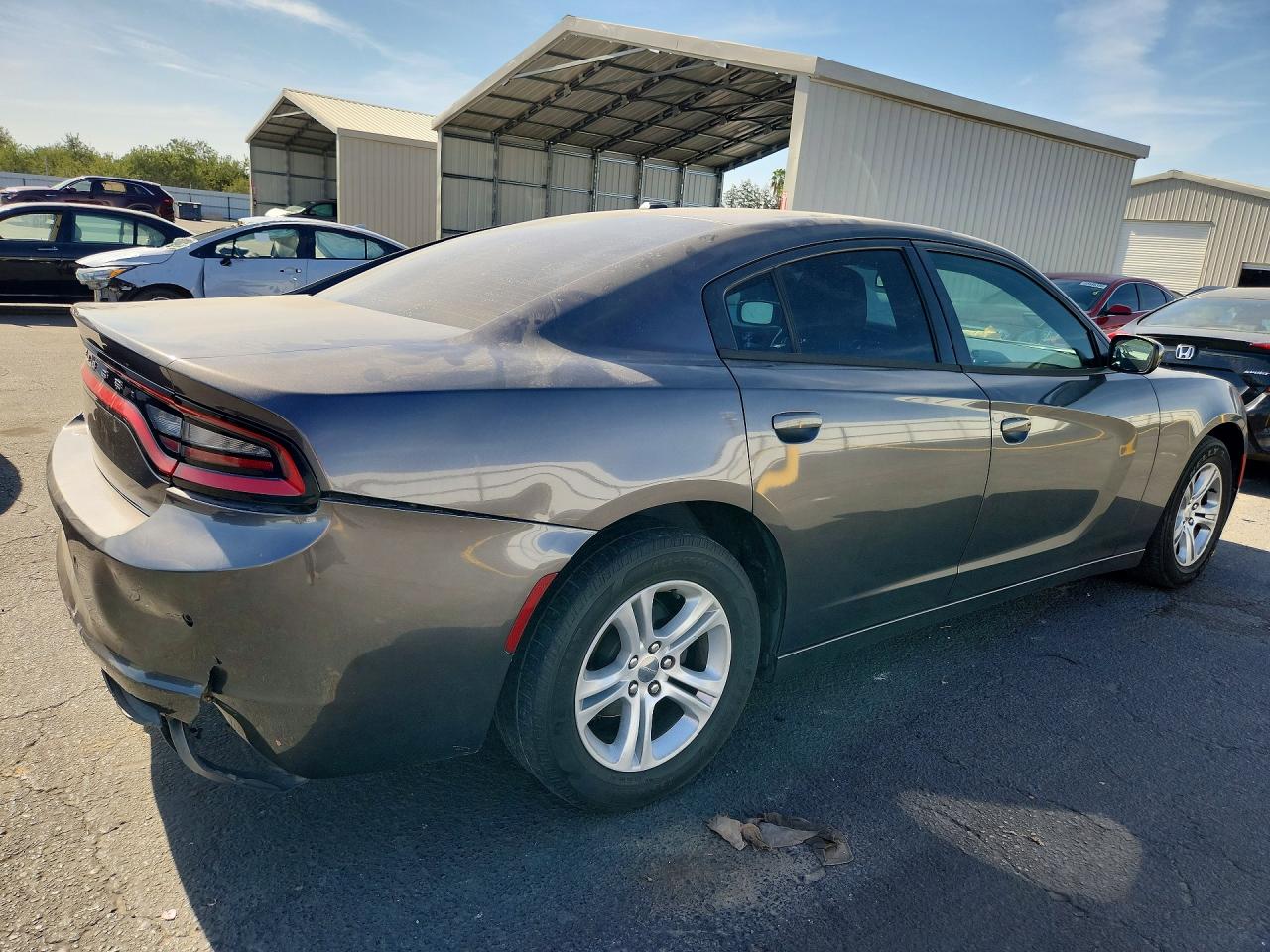 2015 Dodge Charger Se Charcoal vin: 2C3CDXBG8FH738657