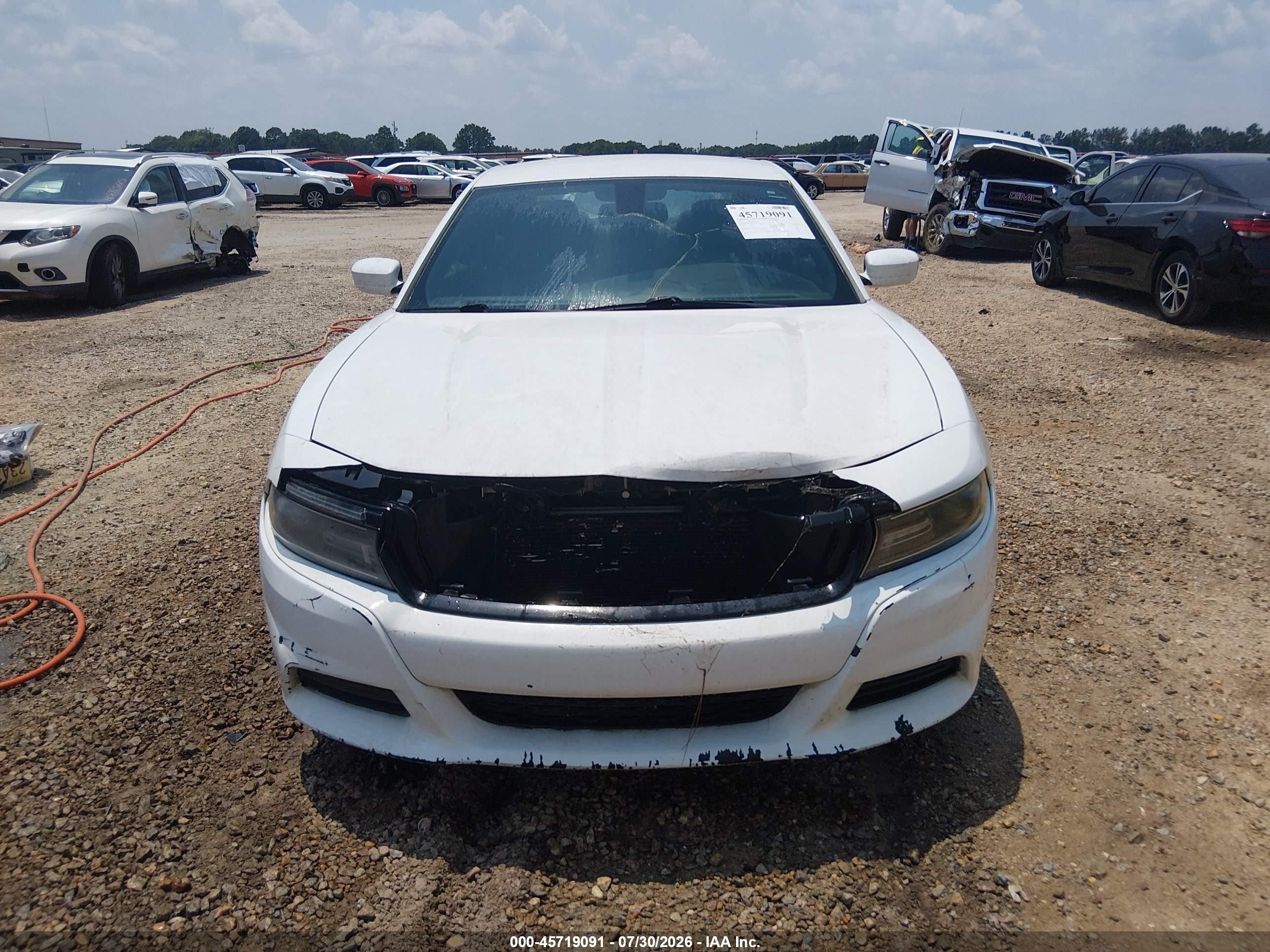 2015 Dodge Charger Se White vin: 2C3CDXBG8FH745091