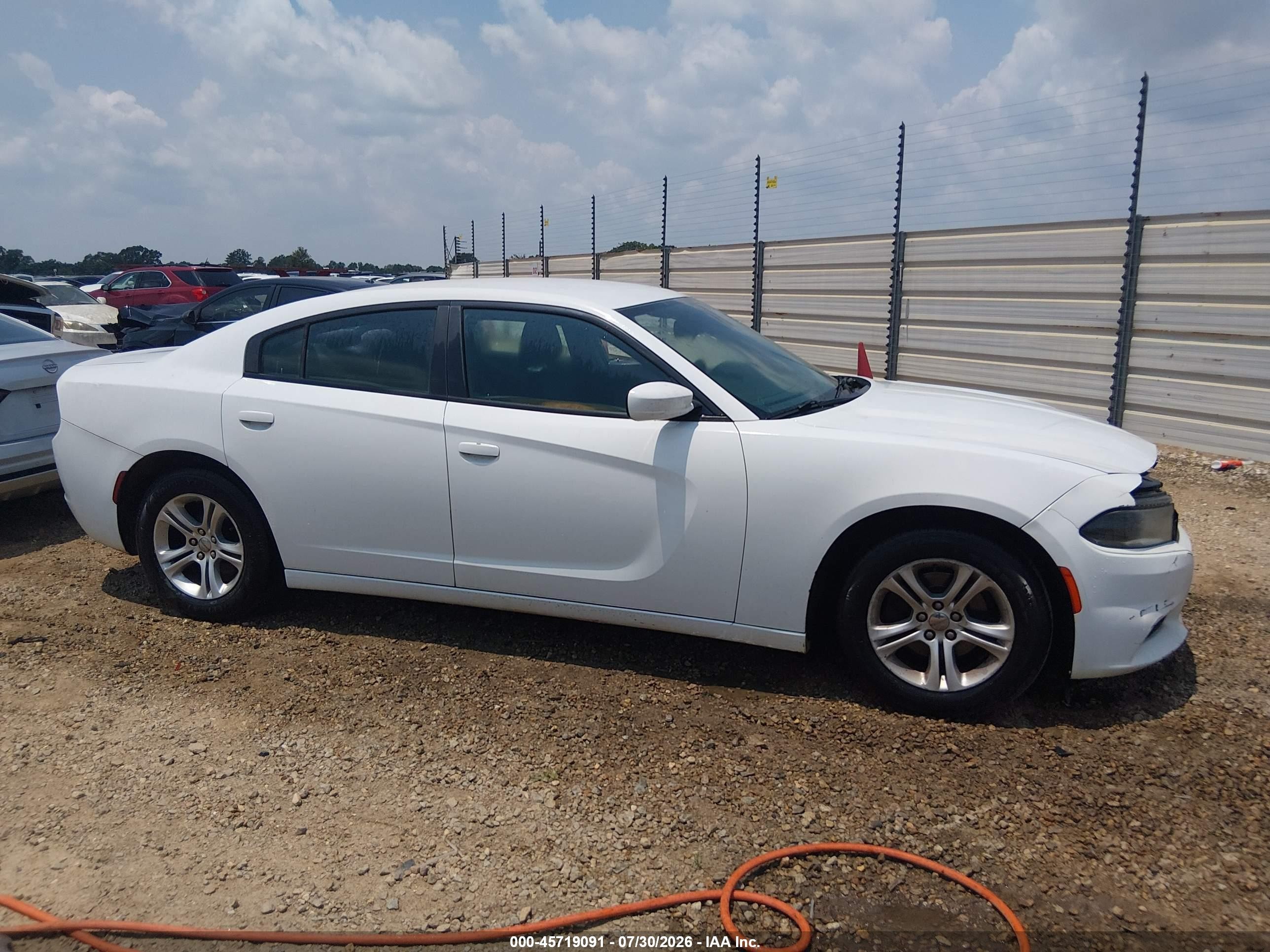 2015 Dodge Charger Se White vin: 2C3CDXBG8FH745091