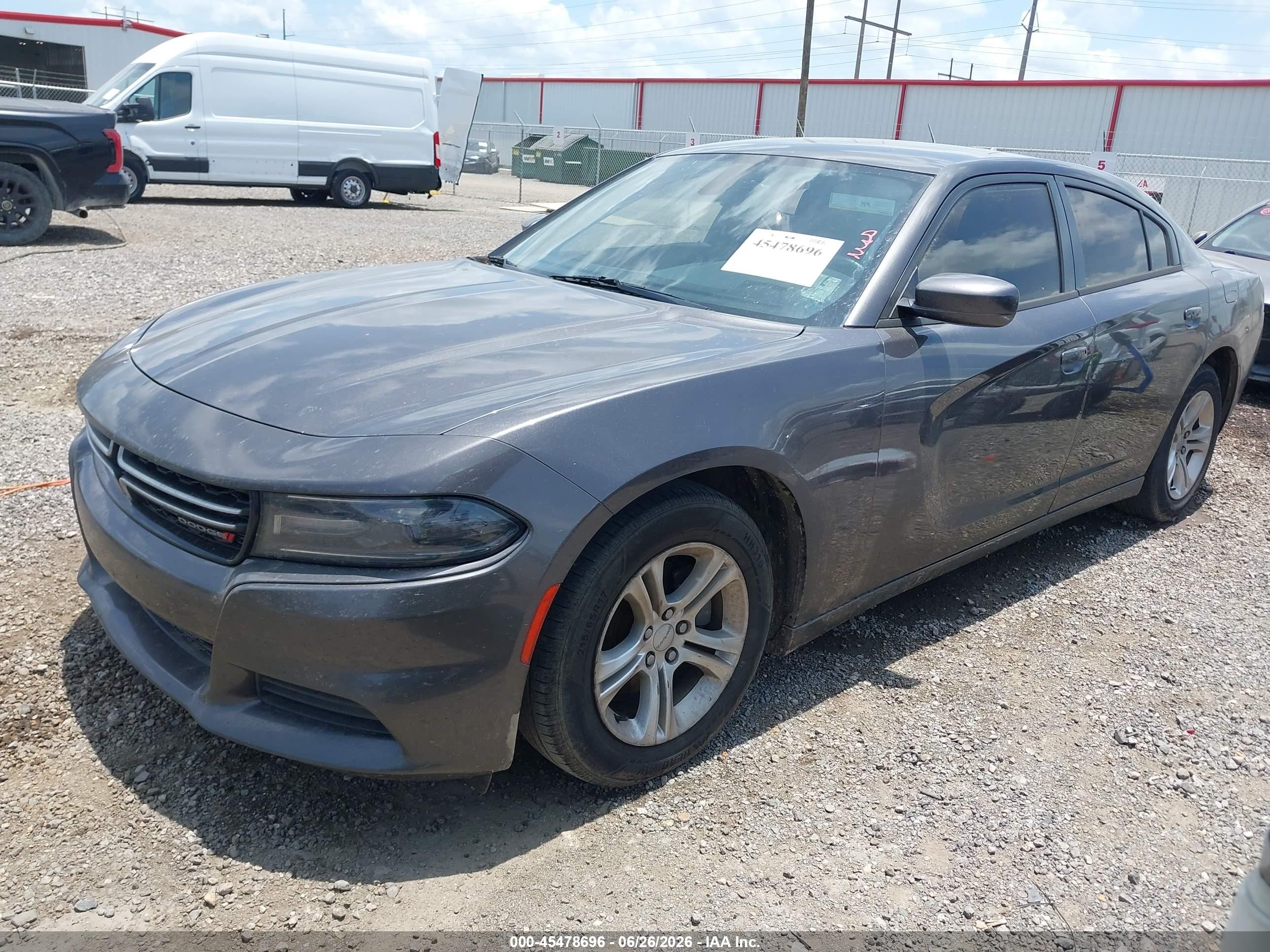 2015 Dodge Charger Se Gray vin: 2C3CDXBG8FH751697
