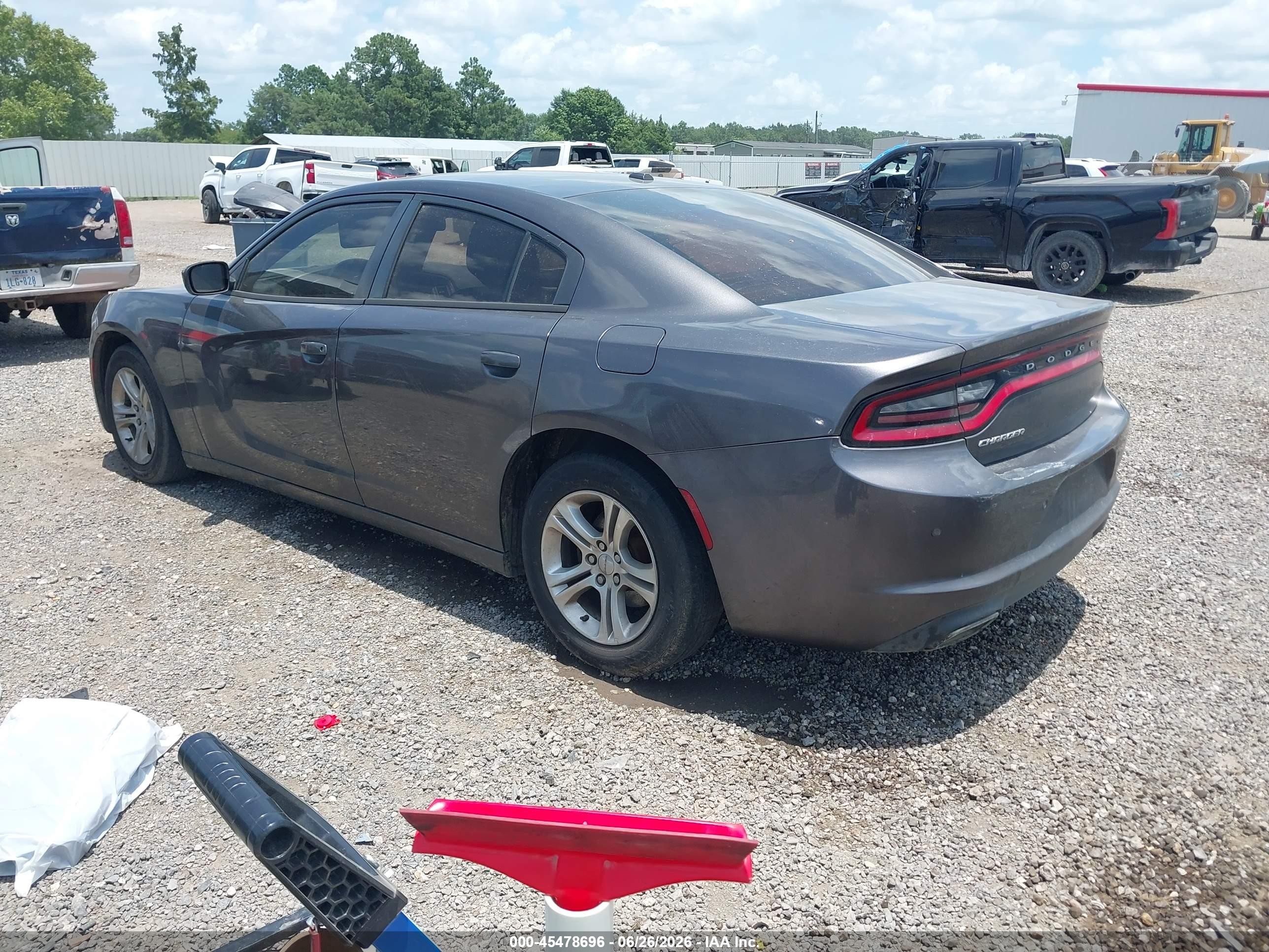 2015 Dodge Charger Se Gray vin: 2C3CDXBG8FH751697