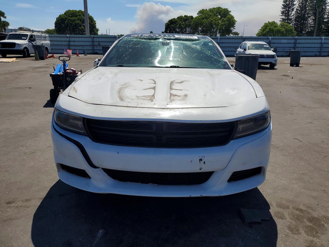 2015 Dodge Charger Se Белый vin: 2C3CDXBG8FH784862
