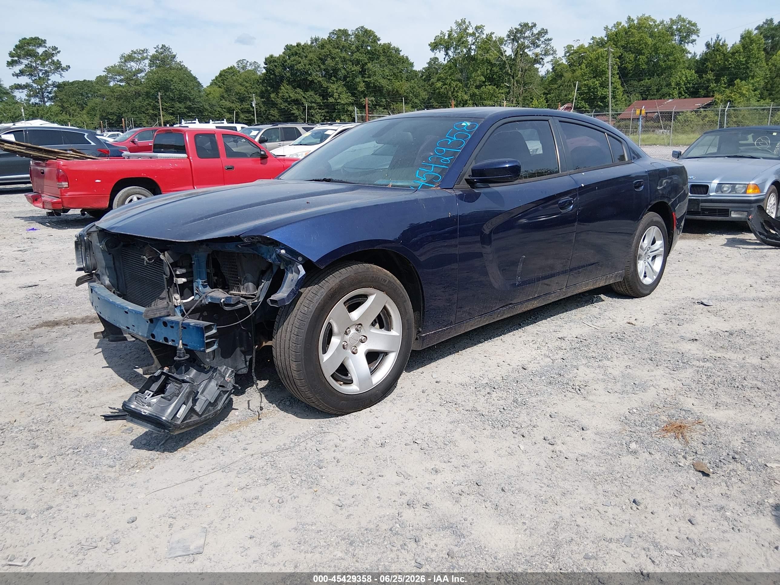 2015 Dodge Charger Se Purple vin: 2C3CDXBG8FH811848