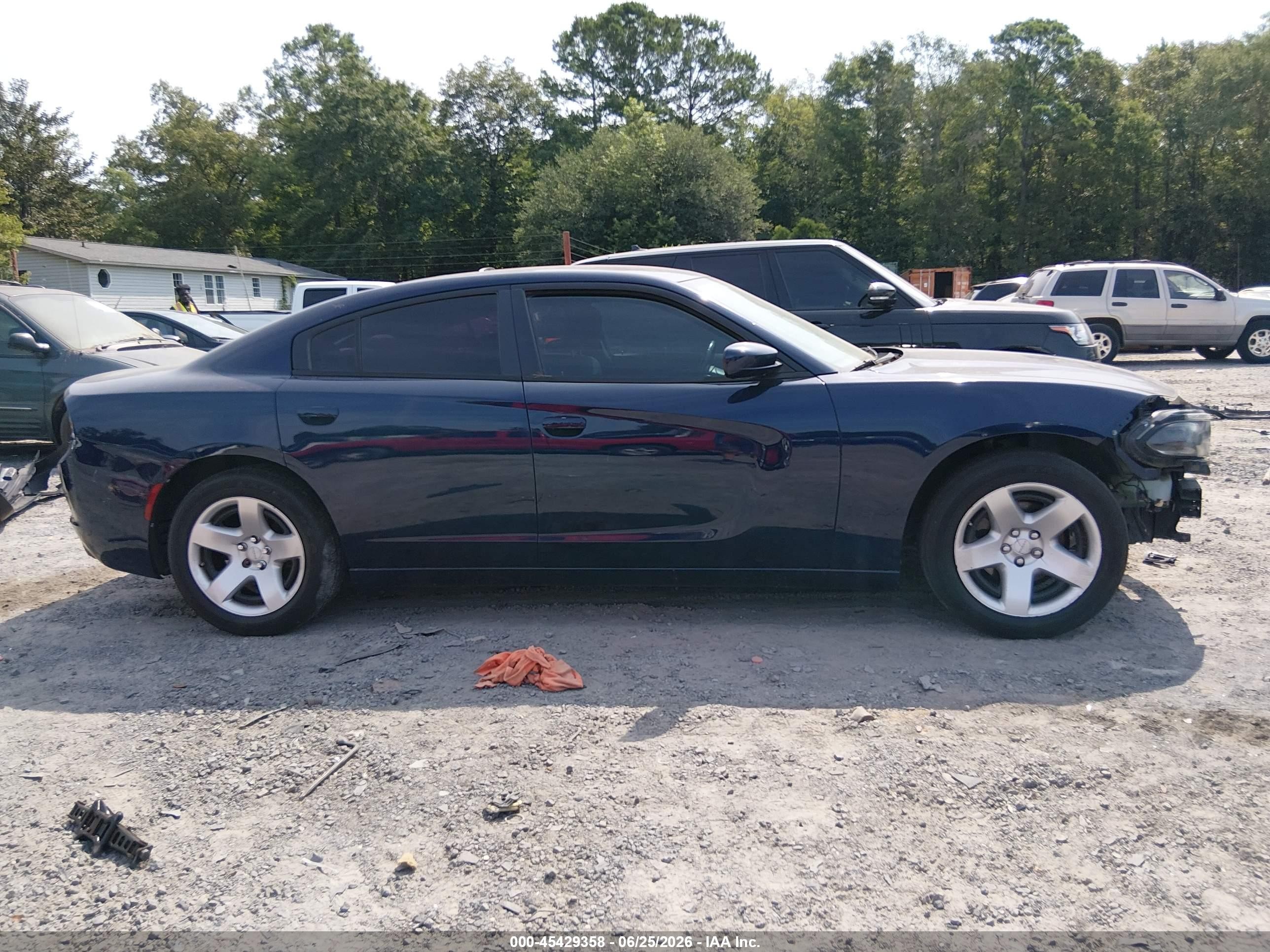 2015 Dodge Charger Se Purple vin: 2C3CDXBG8FH811848