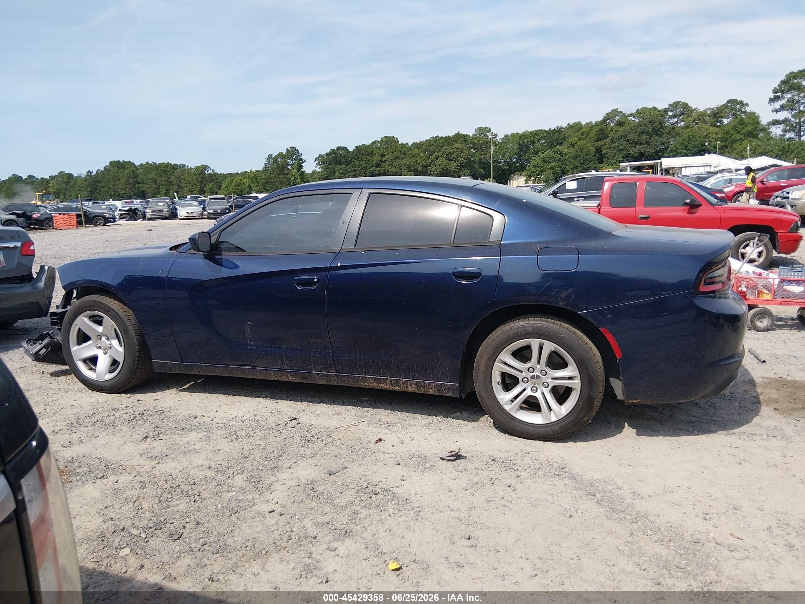 2015 Dodge Charger Se Purple vin: 2C3CDXBG8FH811848