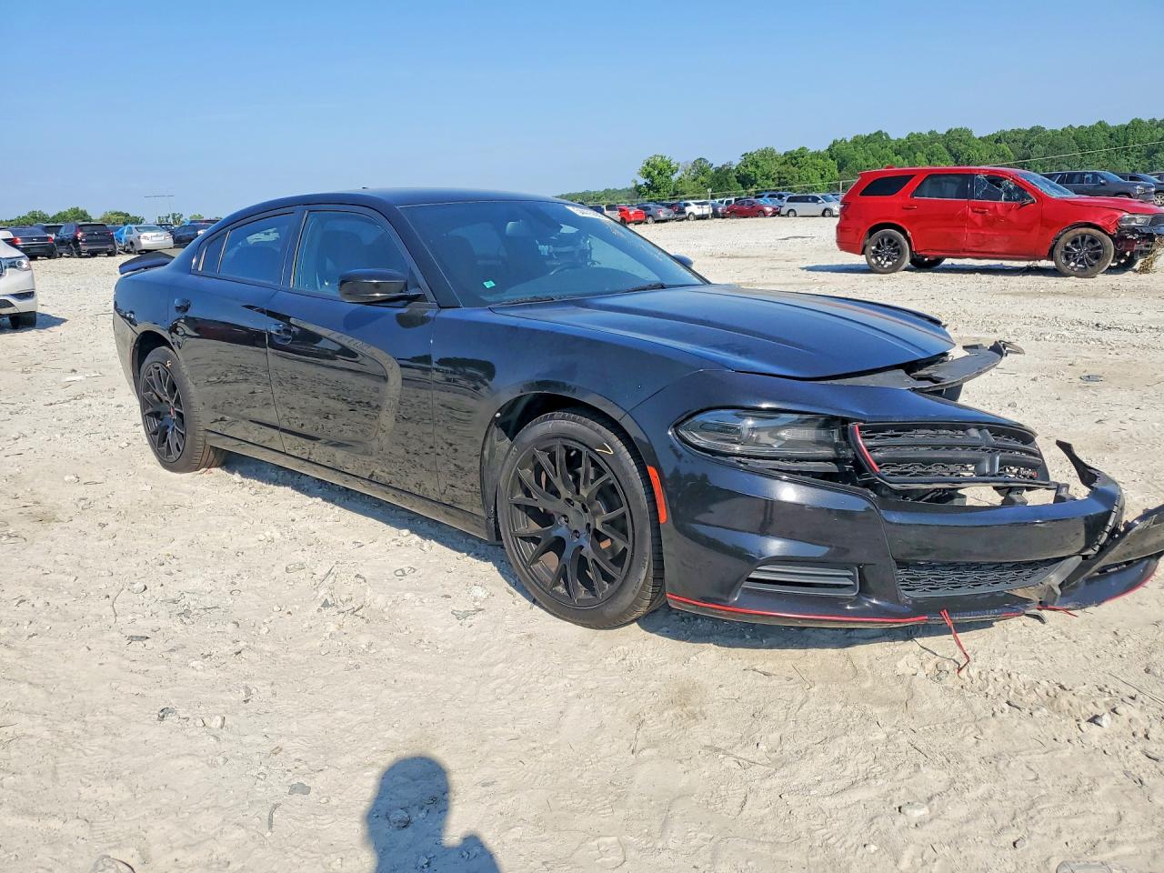 2015 Dodge Charger Se Black vin: 2C3CDXBG8FH836202