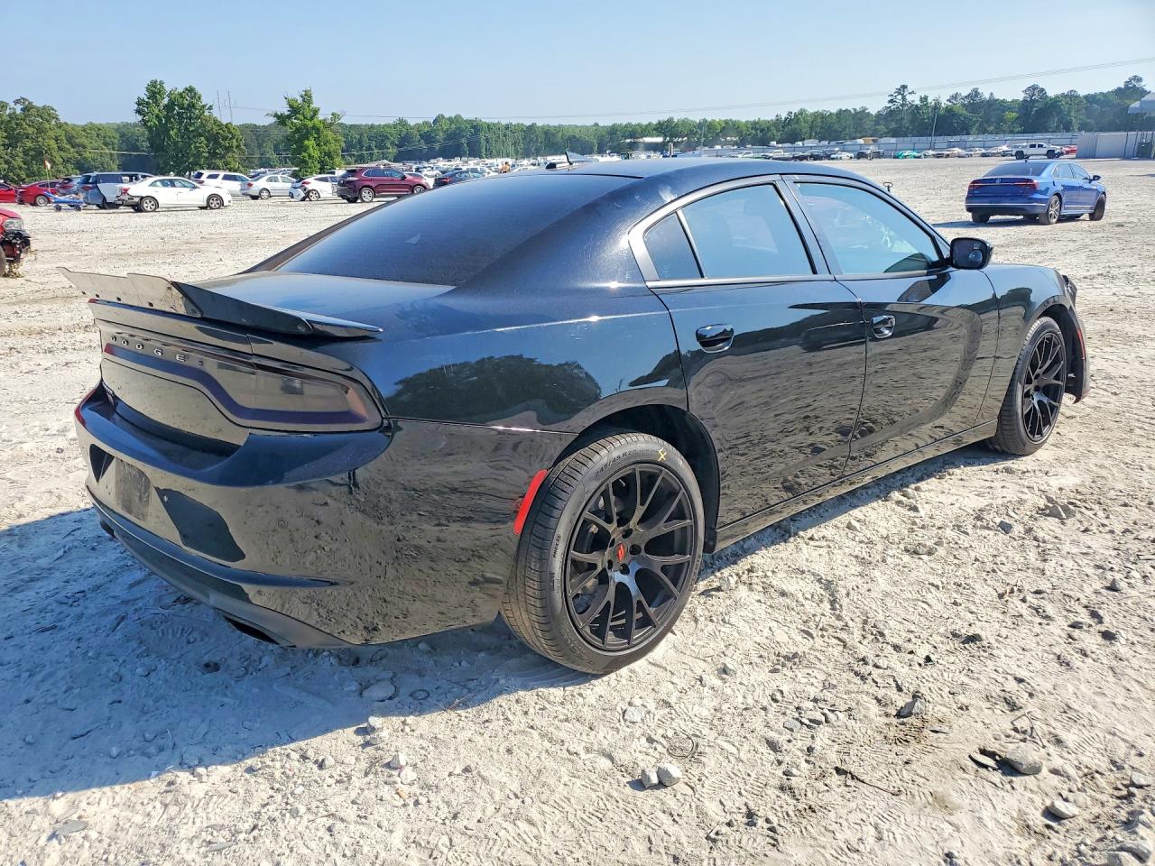2015 Dodge Charger Se Black vin: 2C3CDXBG8FH836202