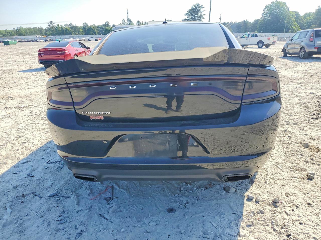 2015 Dodge Charger Se Black vin: 2C3CDXBG8FH836202