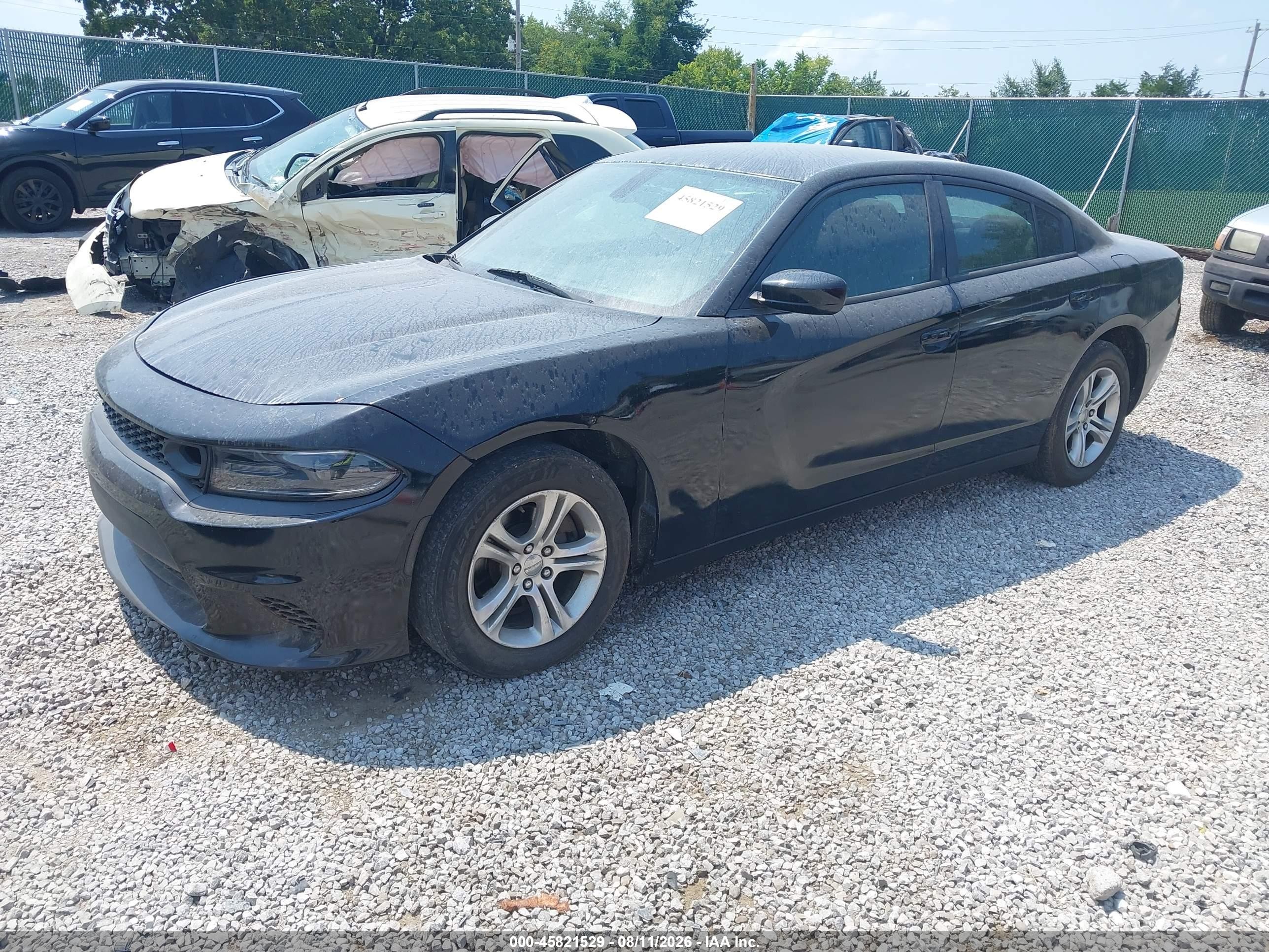 2015 Dodge Charger Se Black vin: 2C3CDXBG8FH847975