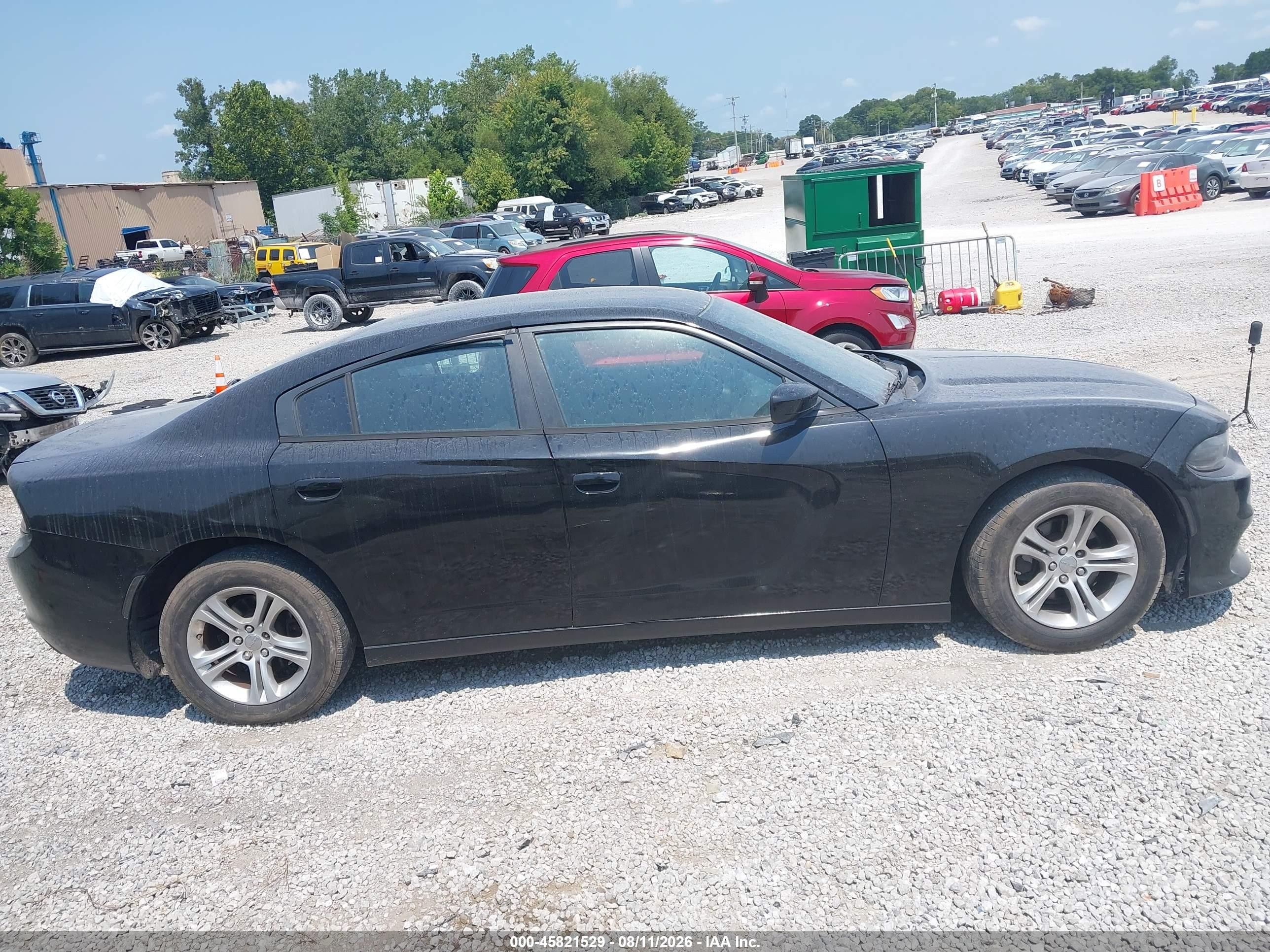 2015 Dodge Charger Se Black vin: 2C3CDXBG8FH847975