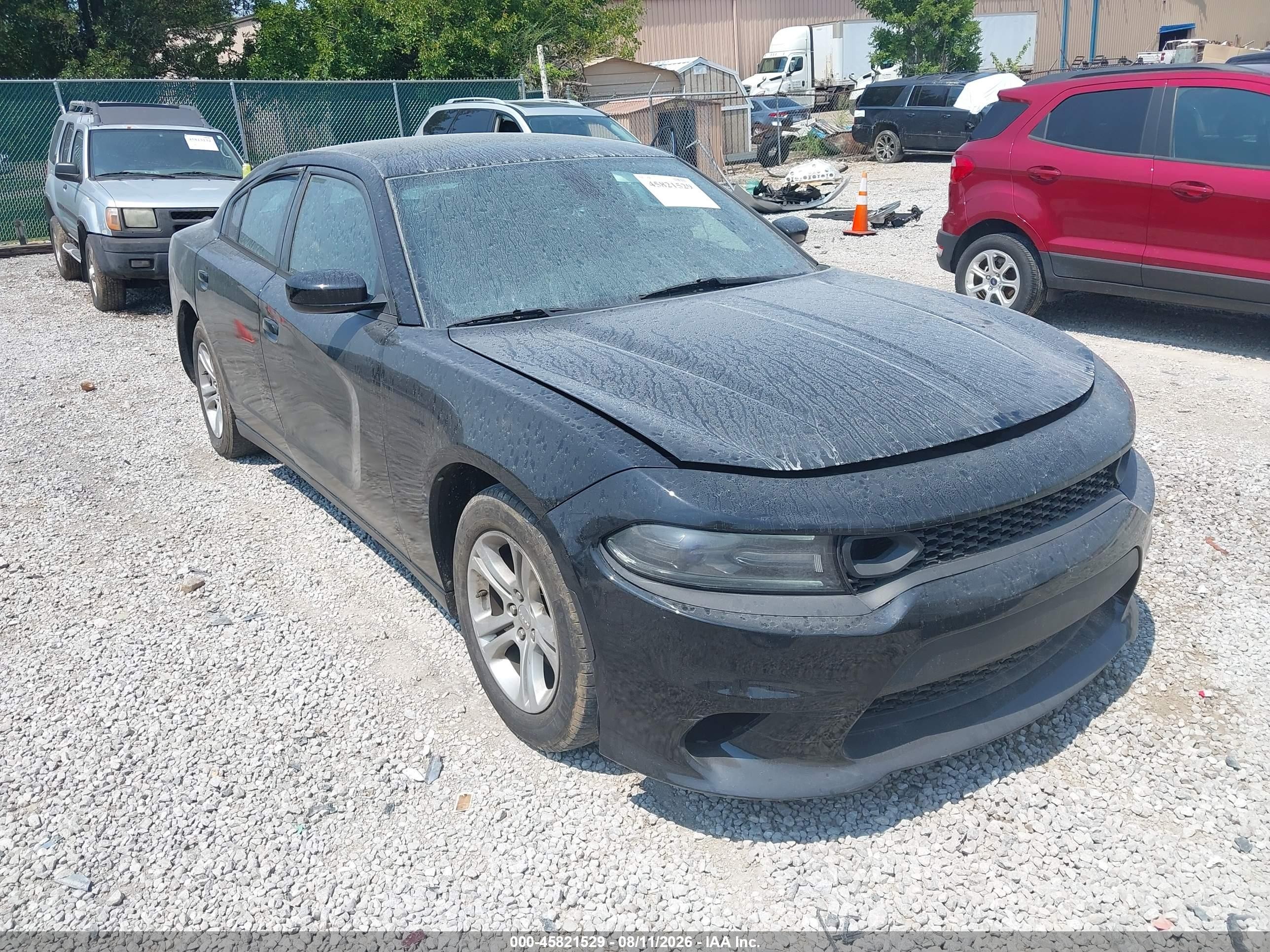2015 Dodge Charger Se Black vin: 2C3CDXBG8FH847975