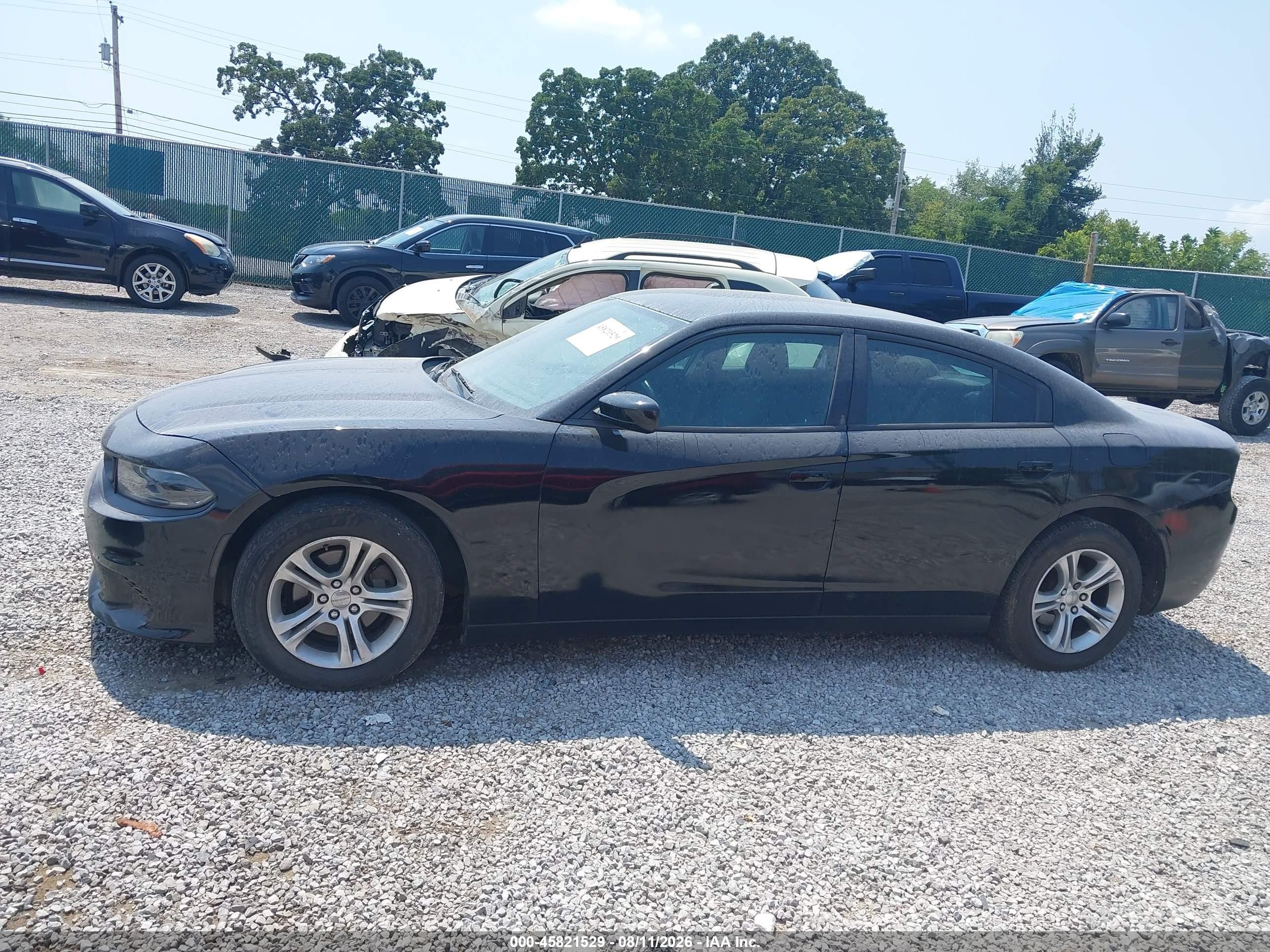 2015 Dodge Charger Se Black vin: 2C3CDXBG8FH847975