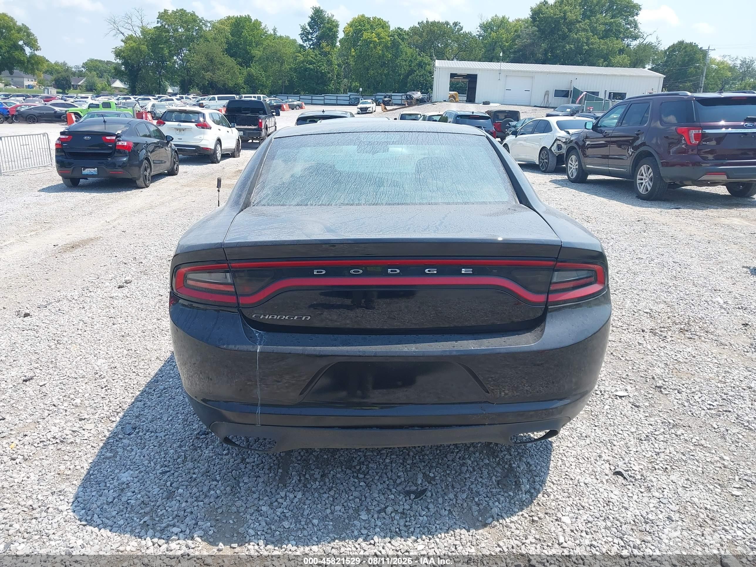 2015 Dodge Charger Se Black vin: 2C3CDXBG8FH847975