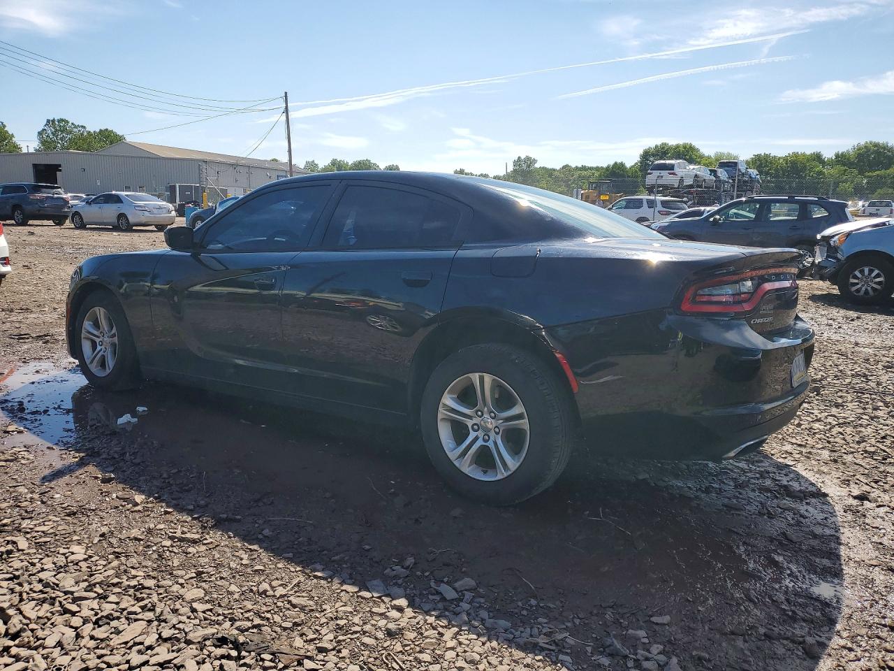 2015 Dodge Charger Se Черный vin: 2C3CDXBG8FH917717