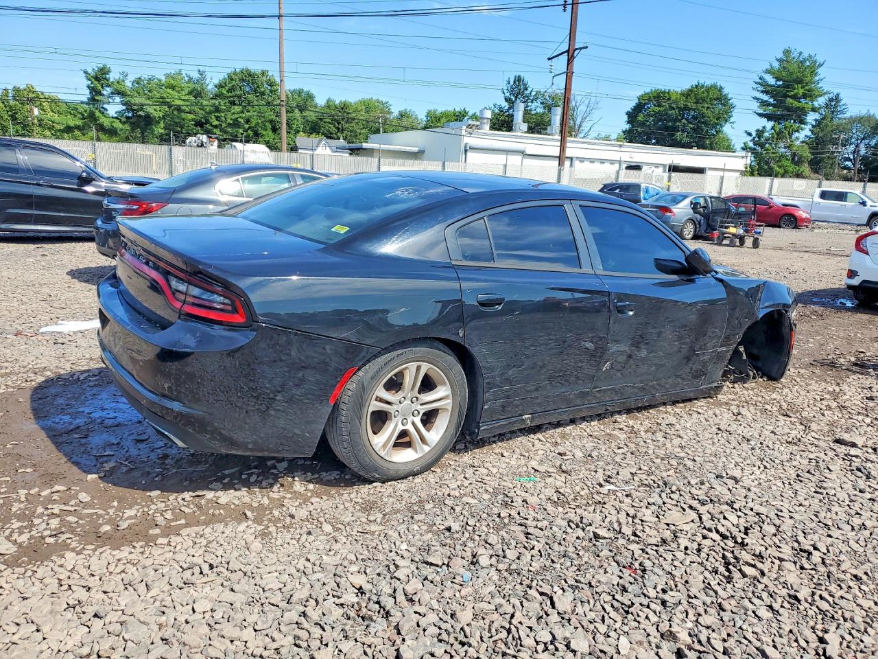 2015 Dodge Charger Se Черный vin: 2C3CDXBG8FH917717