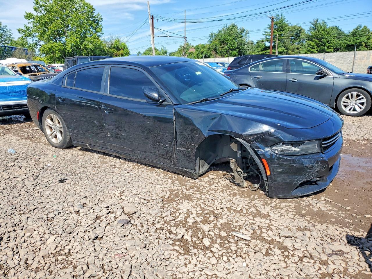 2015 Dodge Charger Se Черный vin: 2C3CDXBG8FH917717