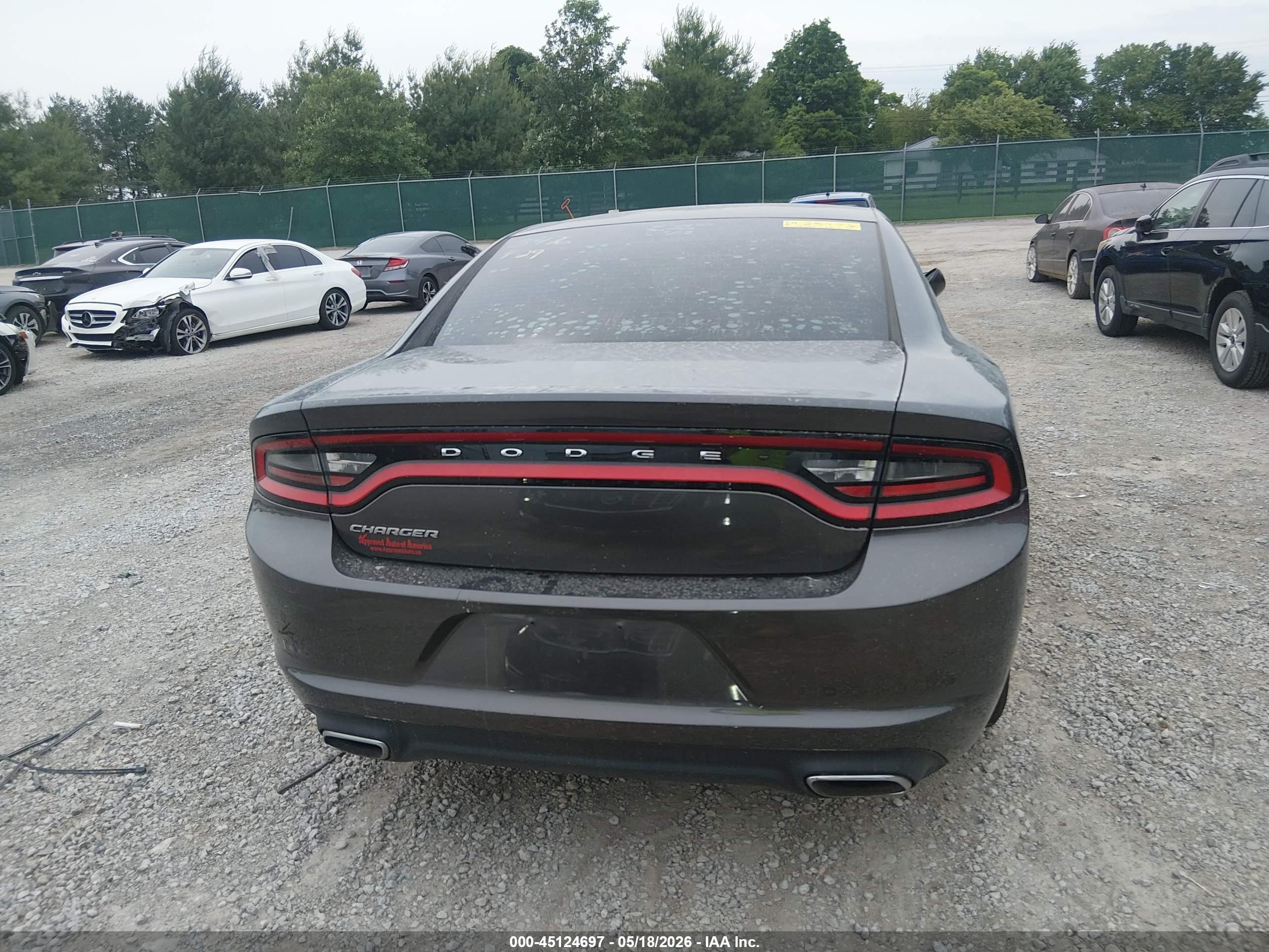 2015 Dodge Charger Se Gray vin: 2C3CDXBG8FH925476