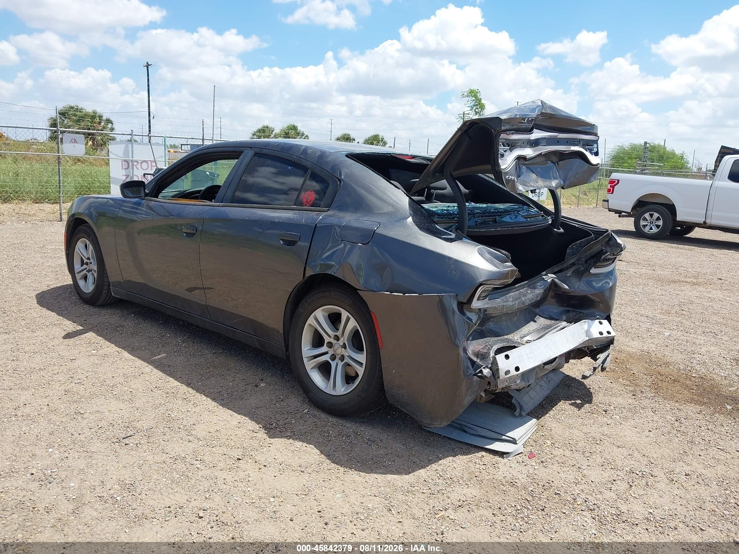 2016 Dodge Charger Se Gray vin: 2C3CDXBG8GH327678