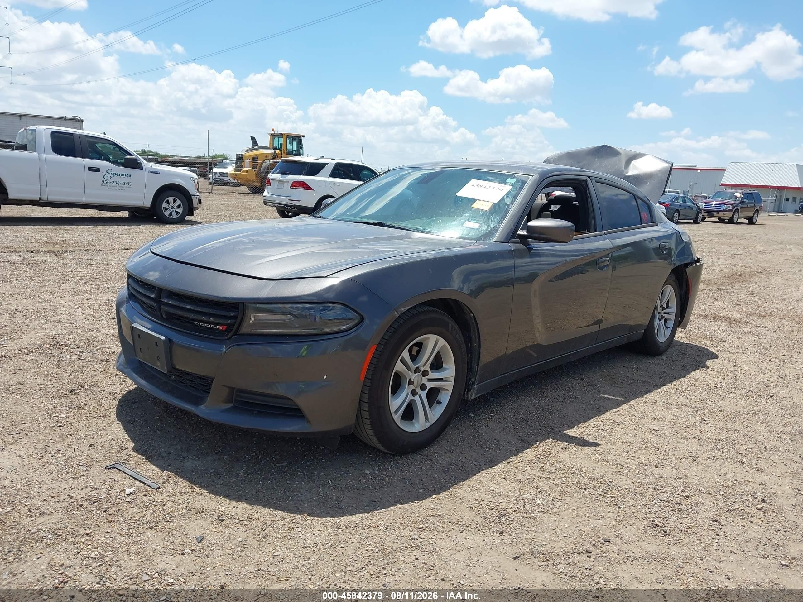 2016 Dodge Charger Se Gray vin: 2C3CDXBG8GH327678