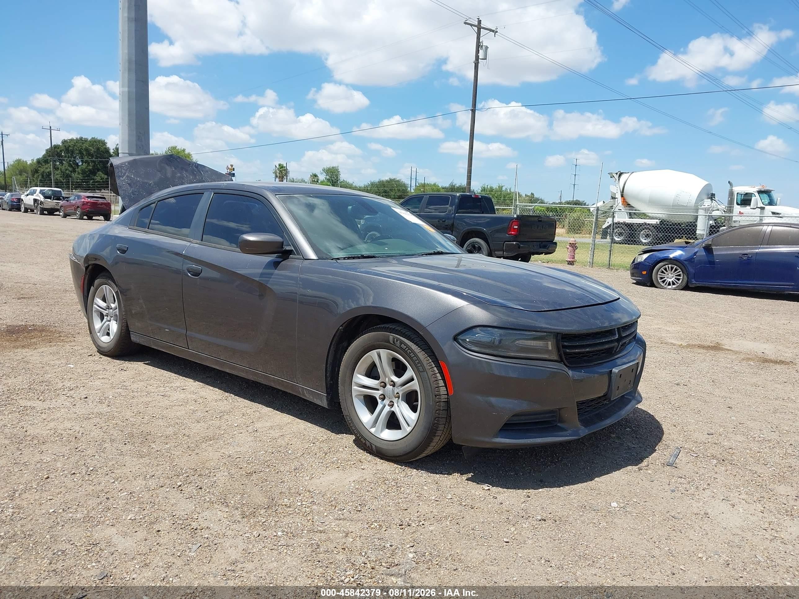 2016 Dodge Charger Se Серый vin: 2C3CDXBG8GH327678