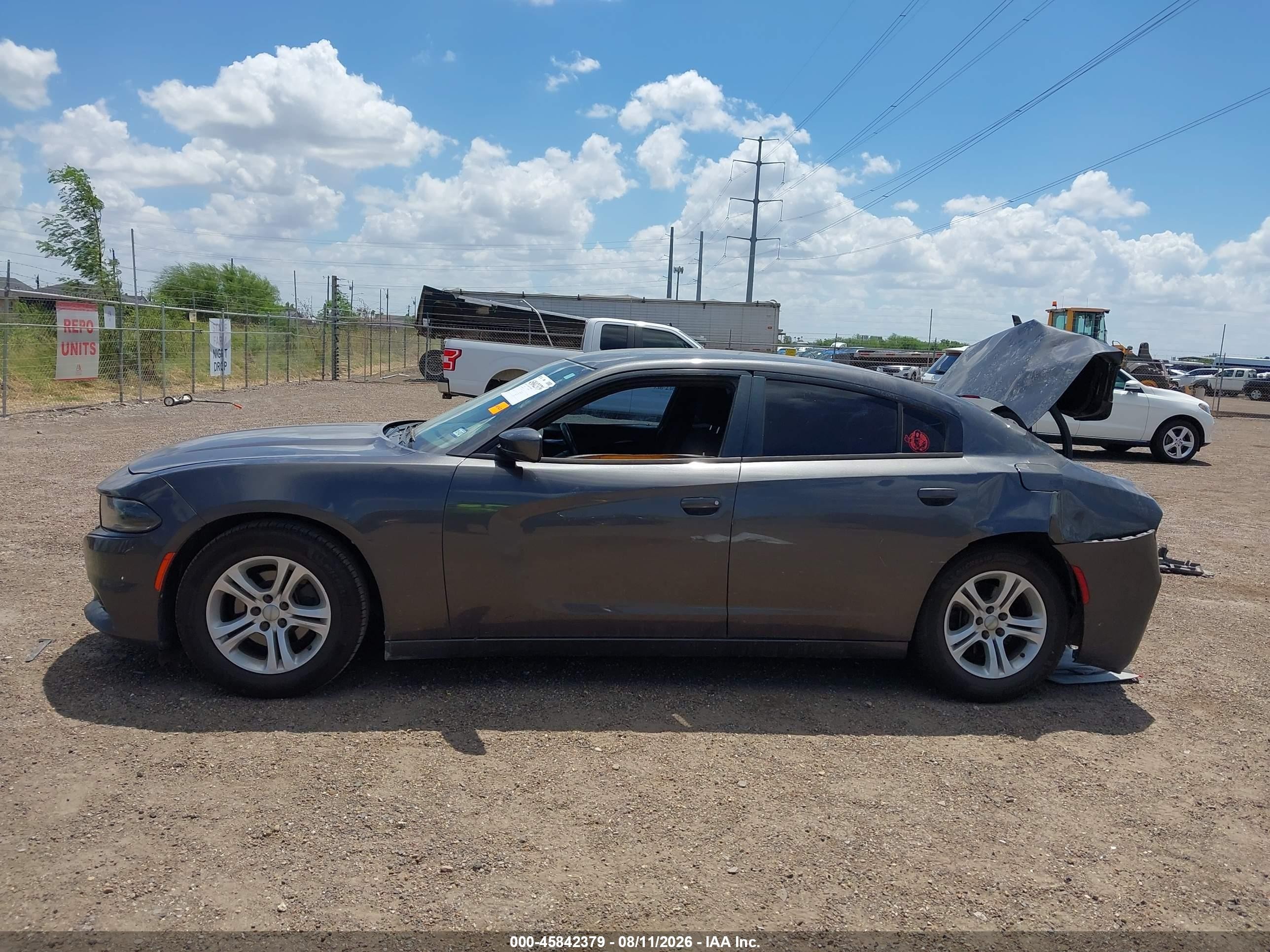2016 Dodge Charger Se Gray vin: 2C3CDXBG8GH327678
