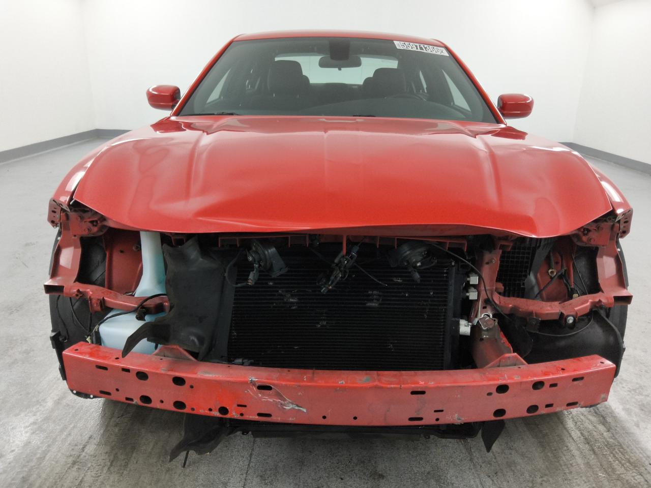 2022 Dodge Charger Sxt Red vin: 2C3CDXBG8NH219459 Damage: Front Bumper Reinforcement, Broken, Replacement Required