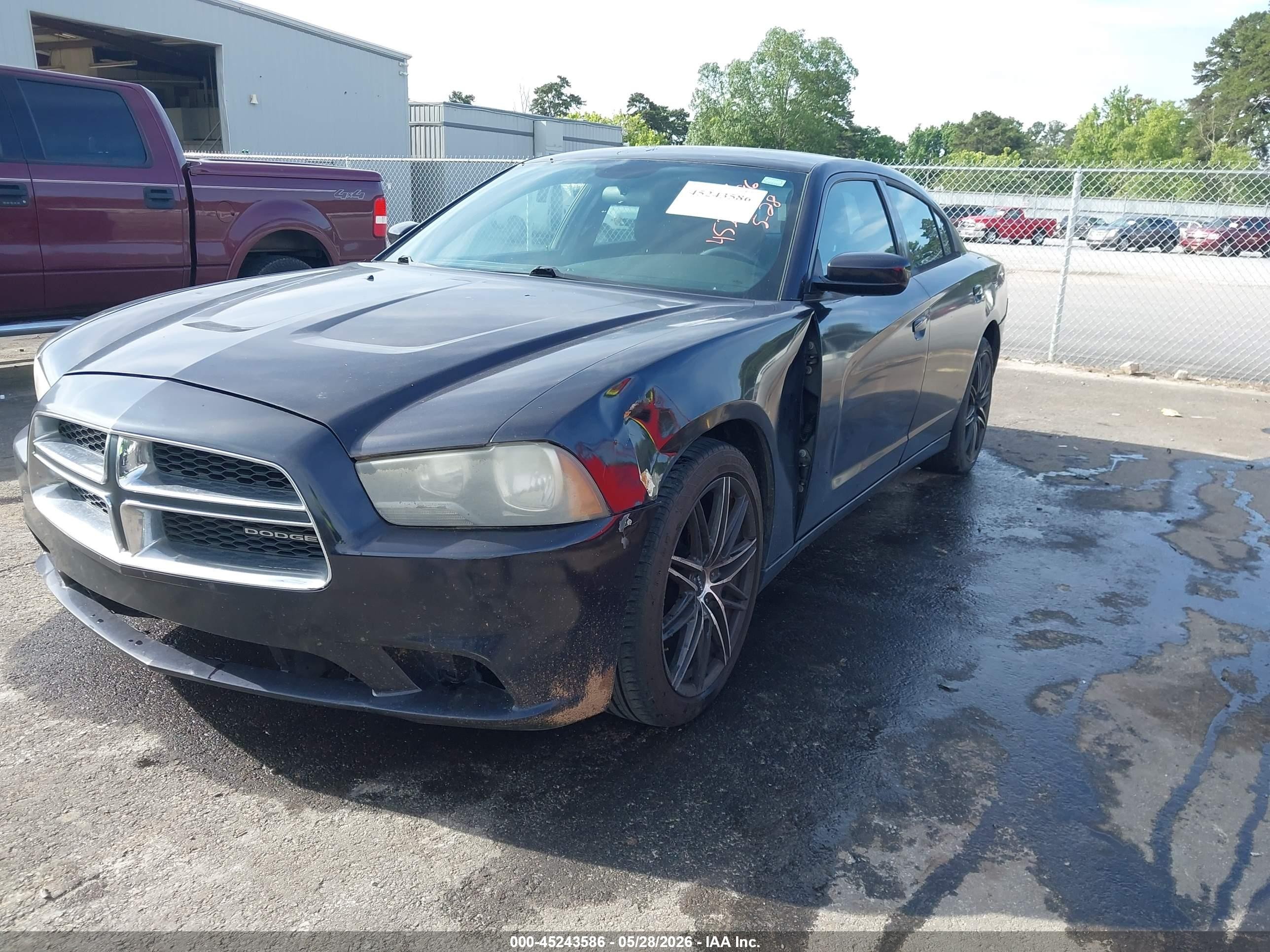 2012 Dodge Charger Se Black vin: 2C3CDXBG9CH117469