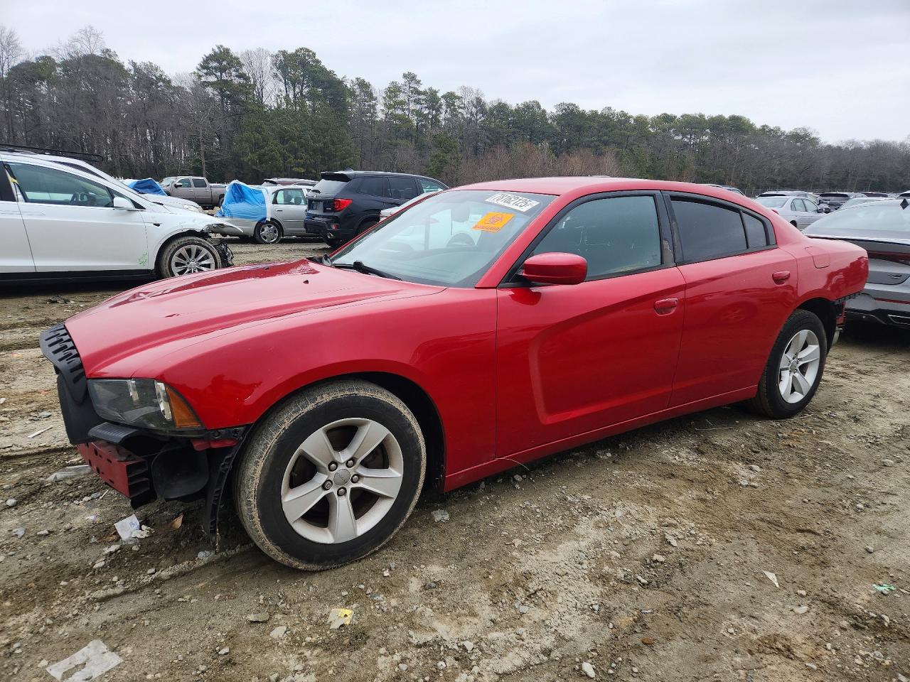 2012 Dodge Charger Se Red vin: 2C3CDXBG9CH187859